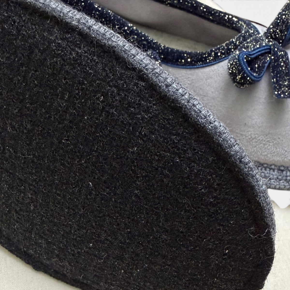 Pantofola Slipper Donna In Lana e Alcantara- Suola in Gomma - Cappelleria Bacca