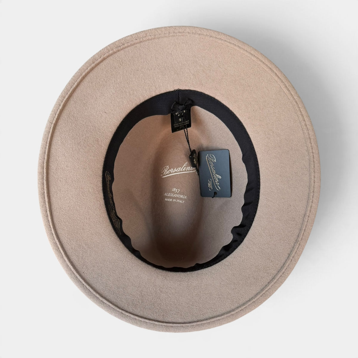 Cappello Fedora Borsalino In Feltro Di Lana Merino