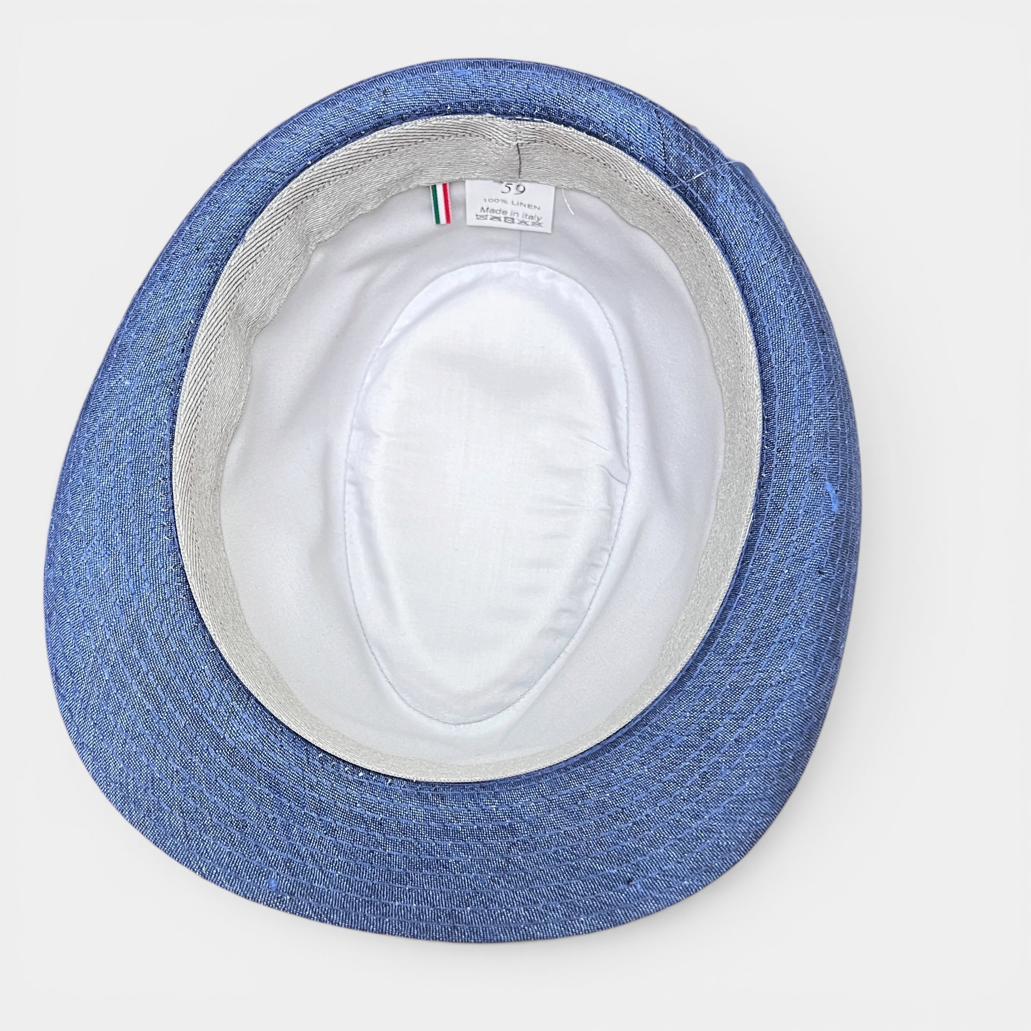 Cappello Trilby Uomo Estivo In Puro Lino - Cappelleria Bacca