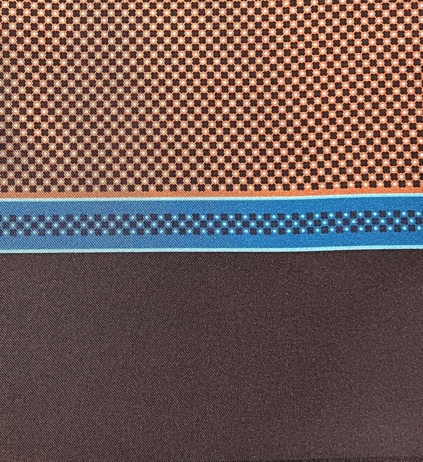 Sciarpa Uomo In Twill Di Pura Seta 33x180 Fantasia Pois