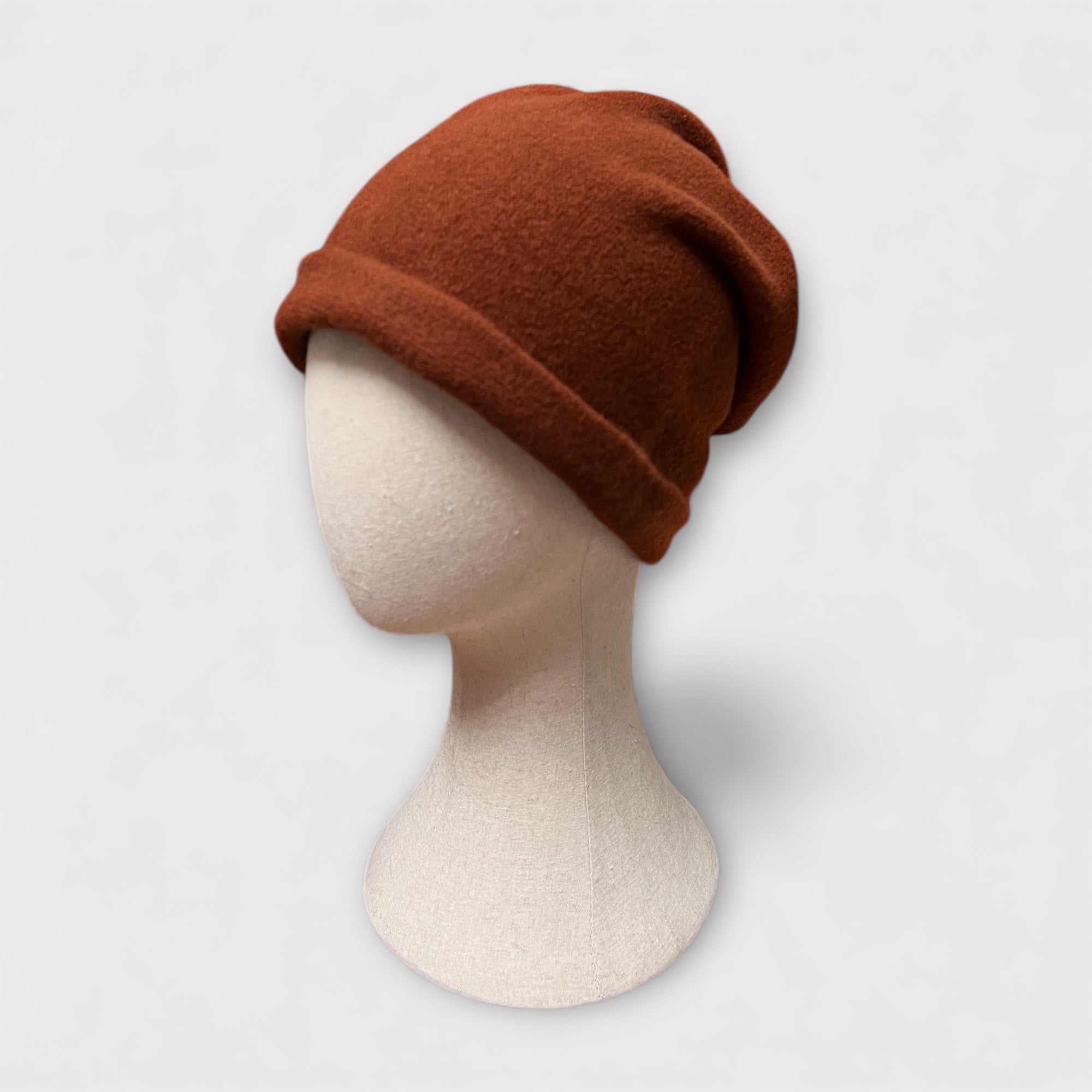 Berretto Beanie In Panno Di Lana "Nero" Kopka