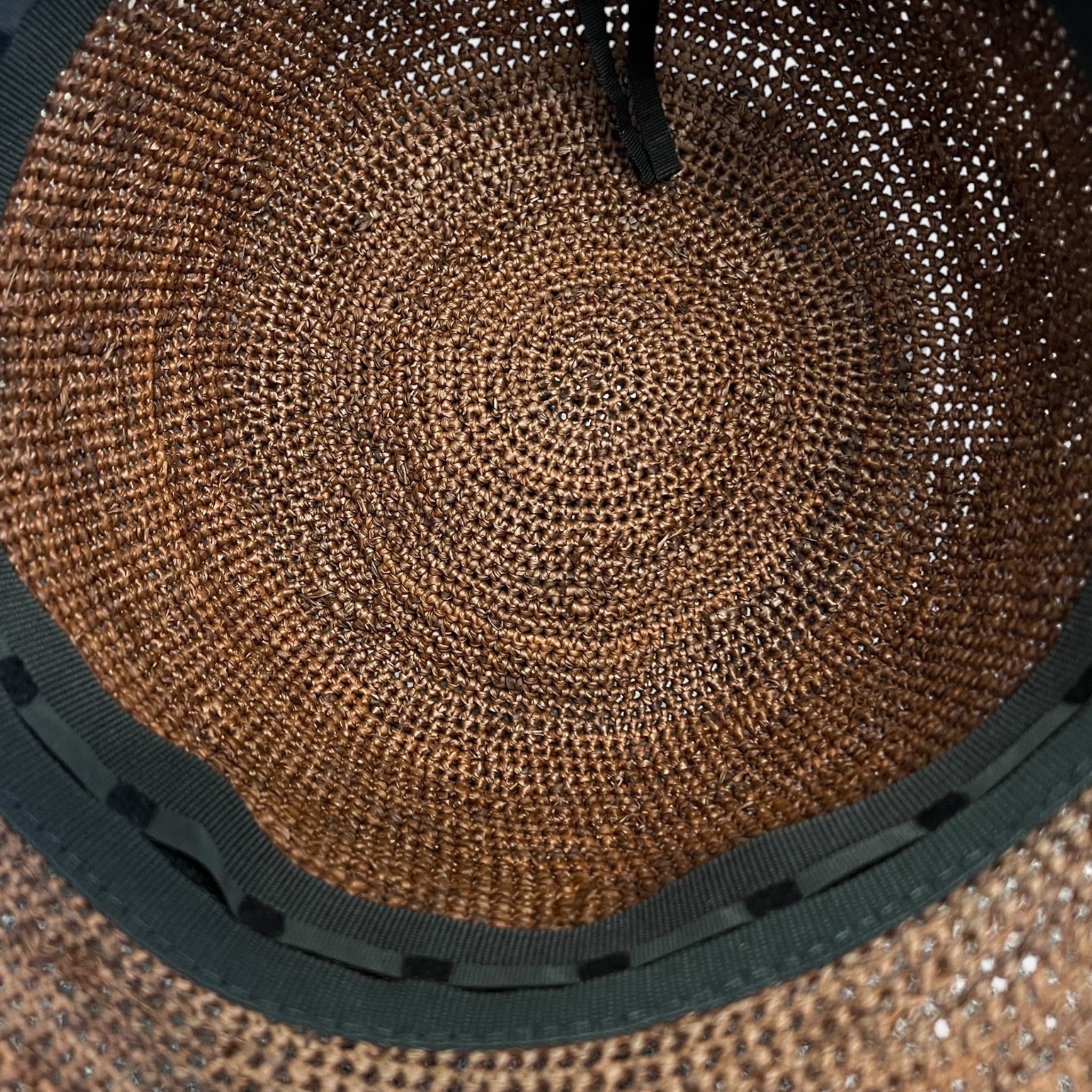 Cappello Baseball in Paglia Intrecciata Pieghevole