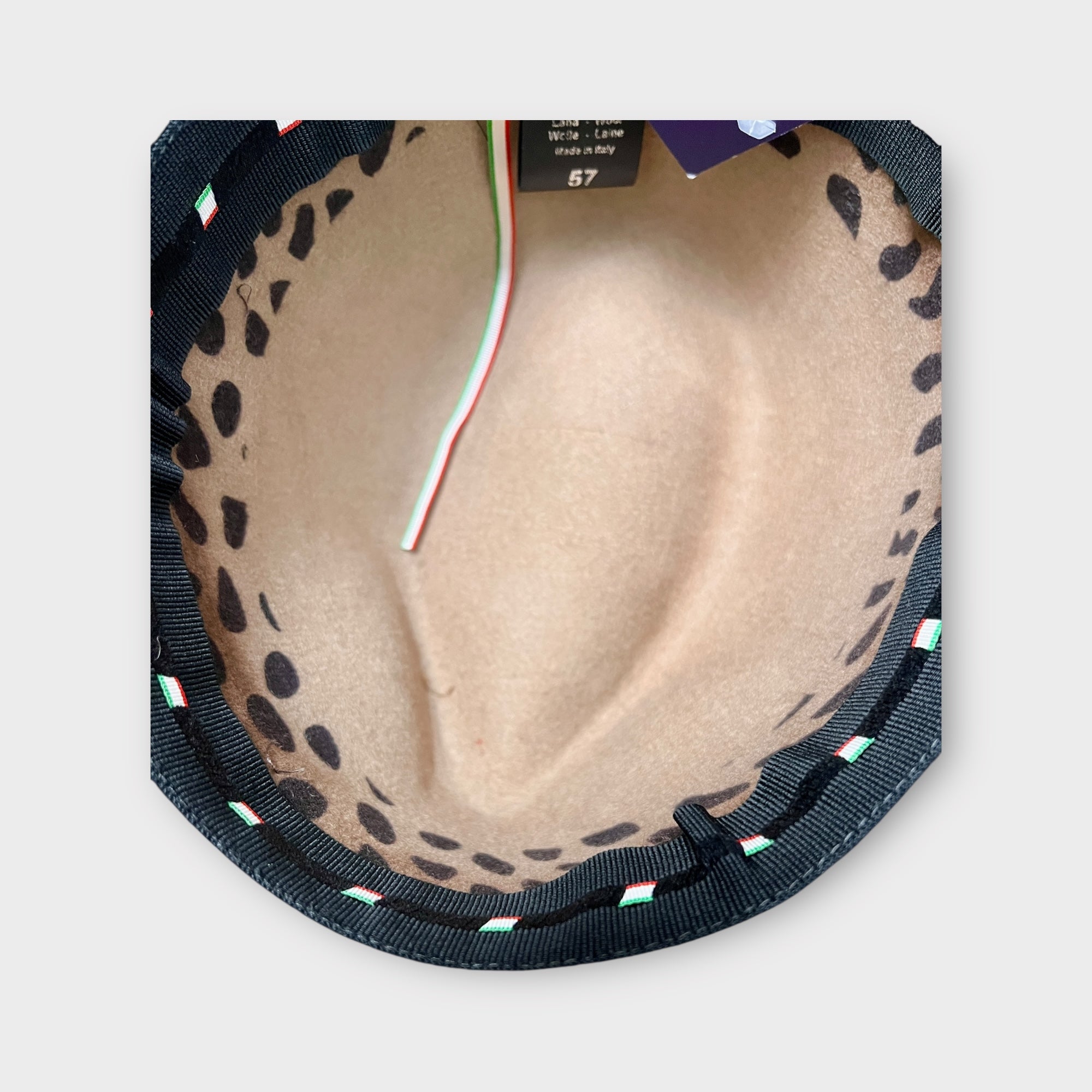 Cappello In feltro Donna asimmetrico bicolor