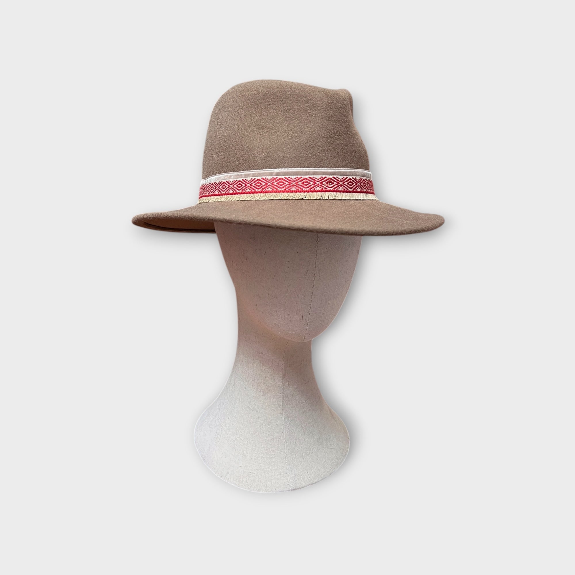 Cappello Unisex In Feltro Di Lana Ala Dritta