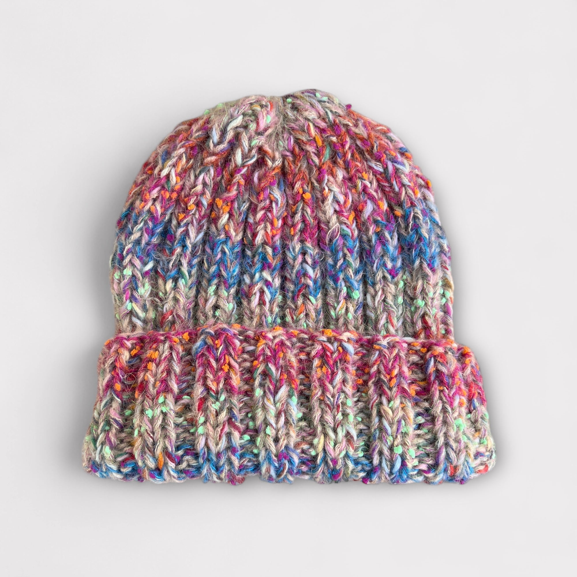 Berretto Beanie Fatto a Mano In Lana Grevi