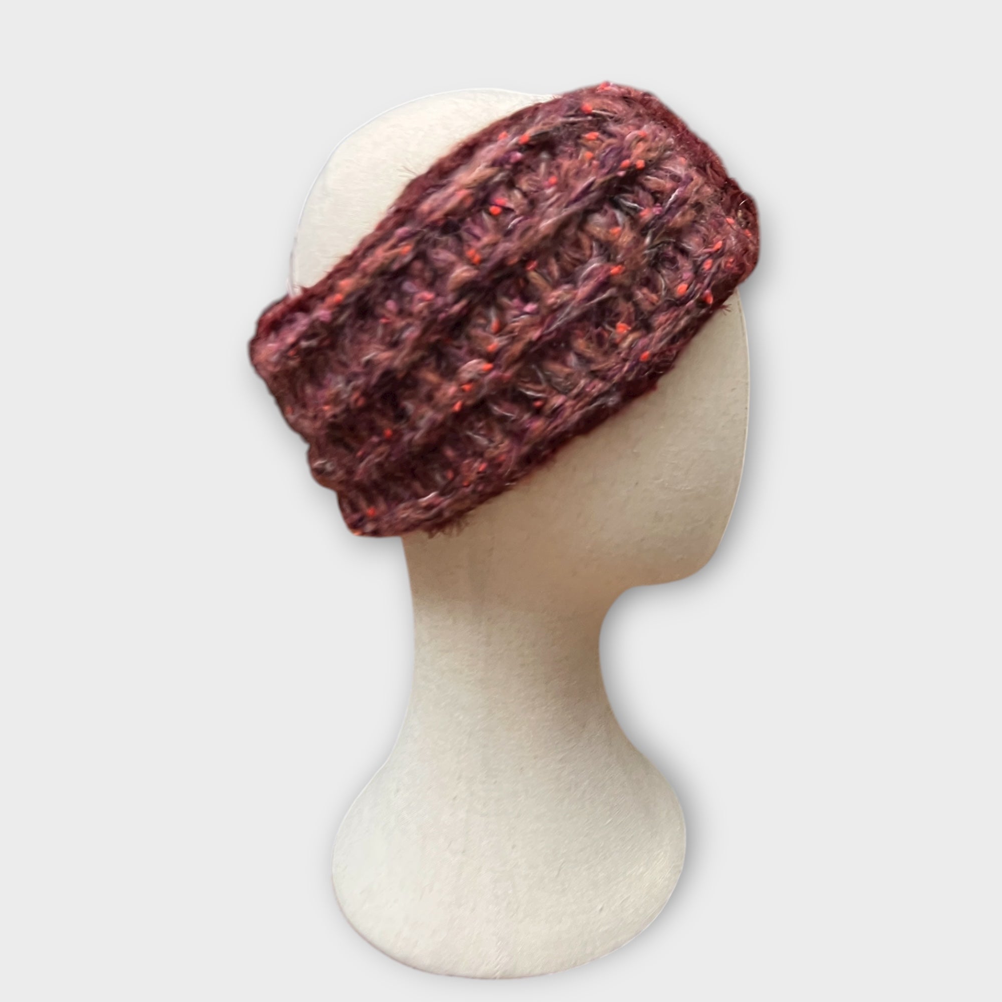 Fascia In Maglia Di Lana Bouclé