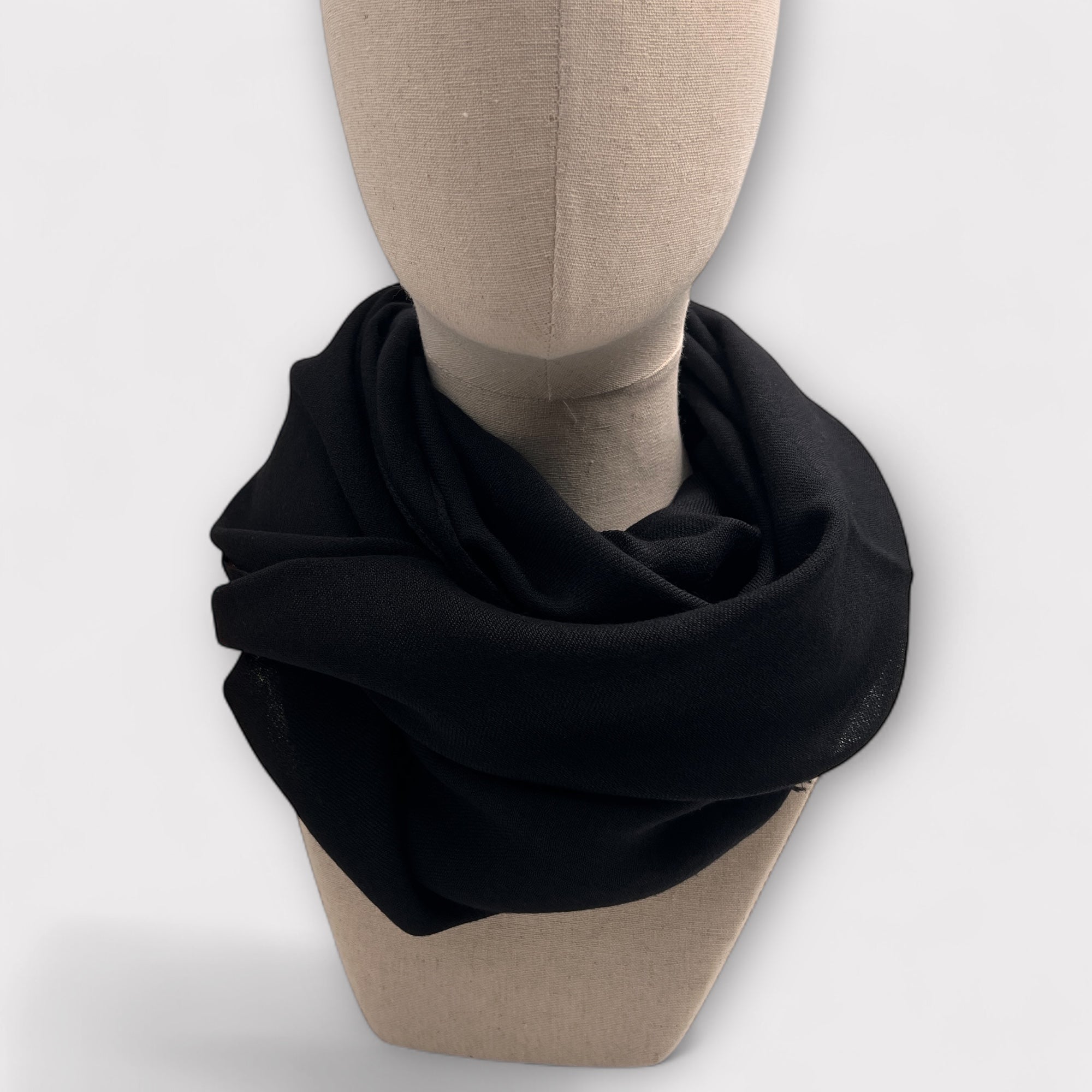 Sciarpa Invernale Unisex Sottile lana e seta 55cm x 200 cm