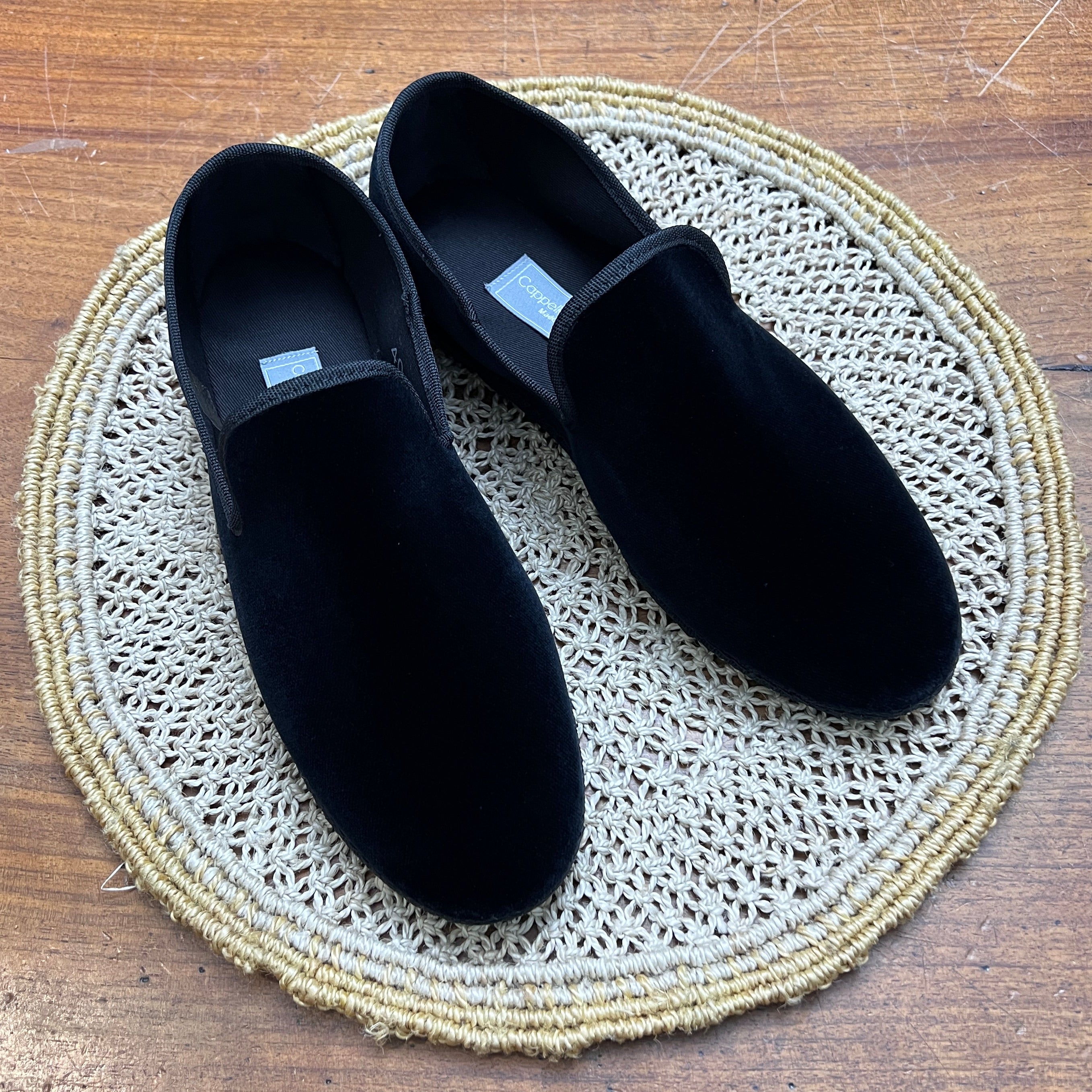 Friulane Originali Uomo In Velluto Nero