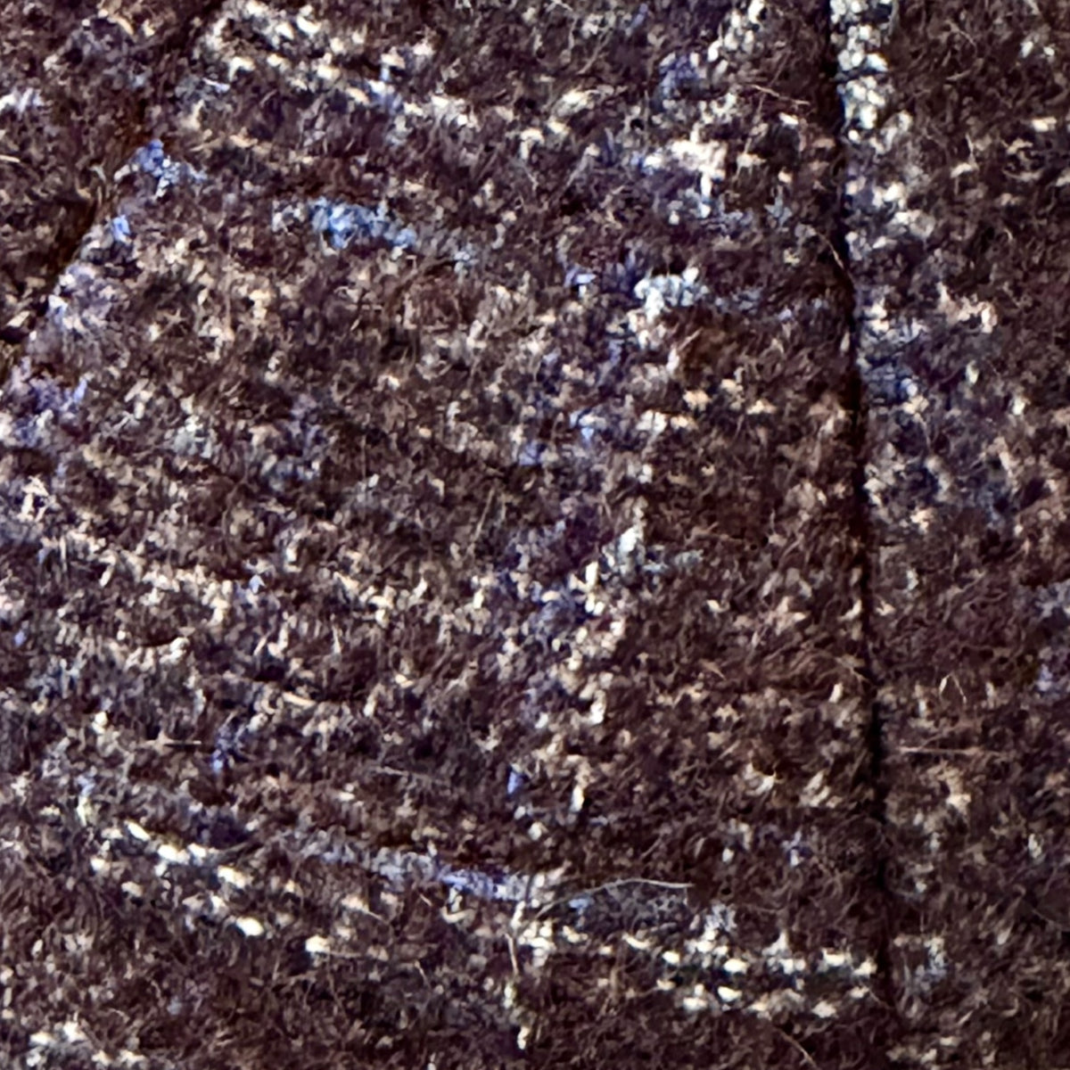 Coppola in Lana Bouclé Color Moro E Blu