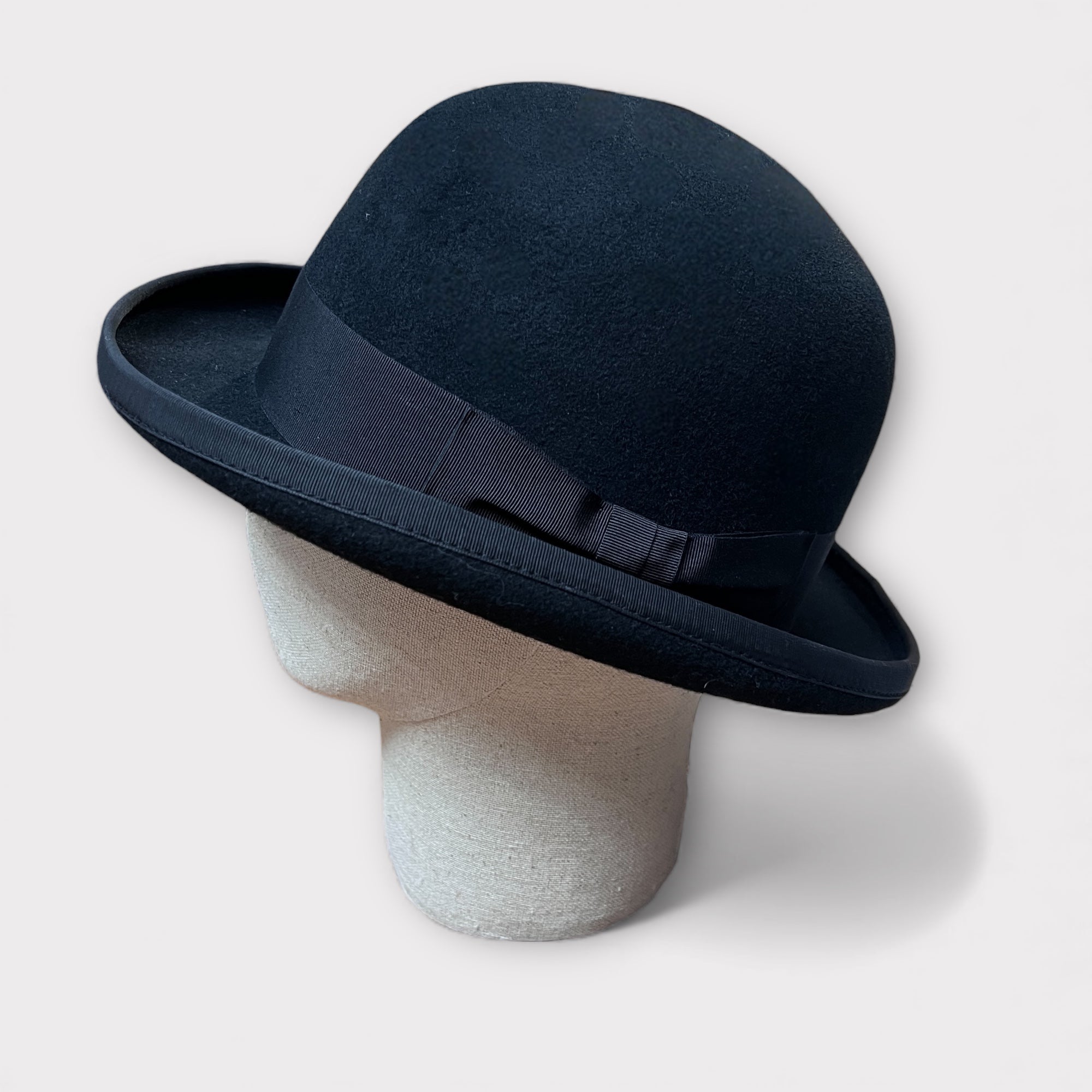 Bombetta In Feltro Di Lana Alta Qualità