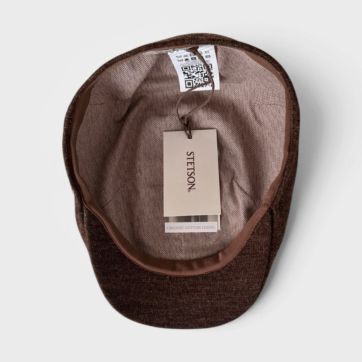 Coppola Invernale Becco Mod. Texas Stetson In Tessuto Jersey di Lana Merino Marrone