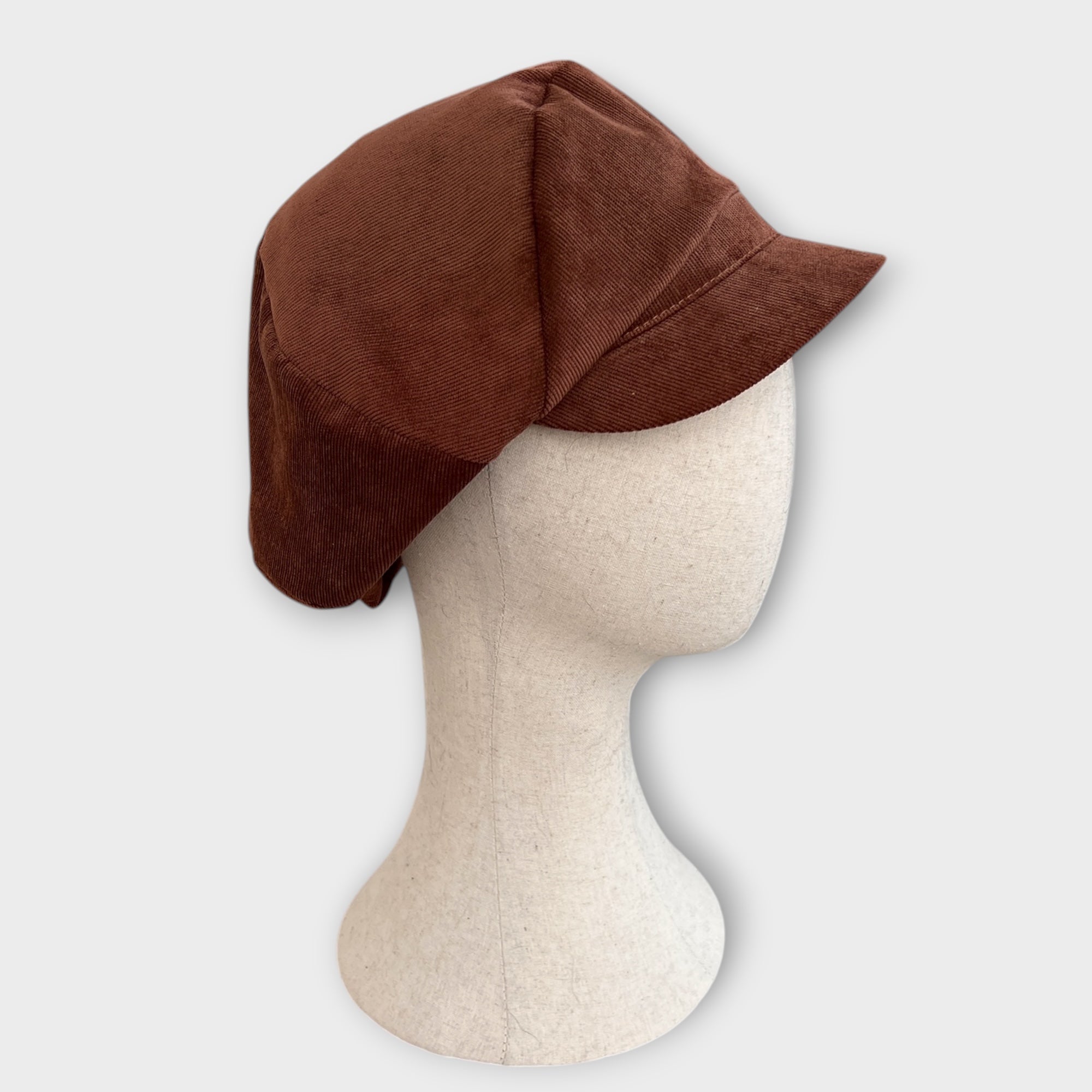 Berretto Donna In Velluto Con Visiera