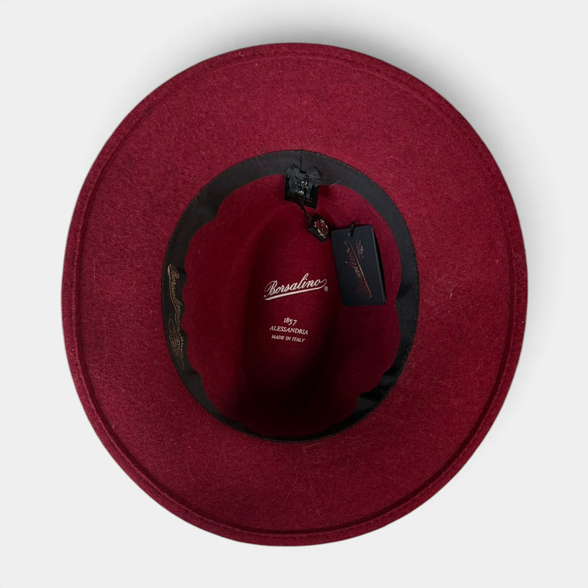 Cappello Fedora Borsalino In Feltro Di Lana Merino