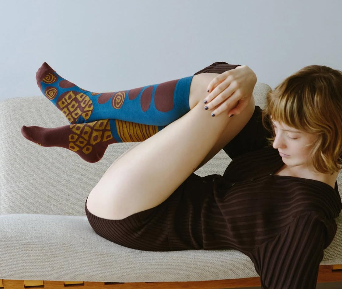 Calzini Spaiati Lunghi In Cotone Eddy