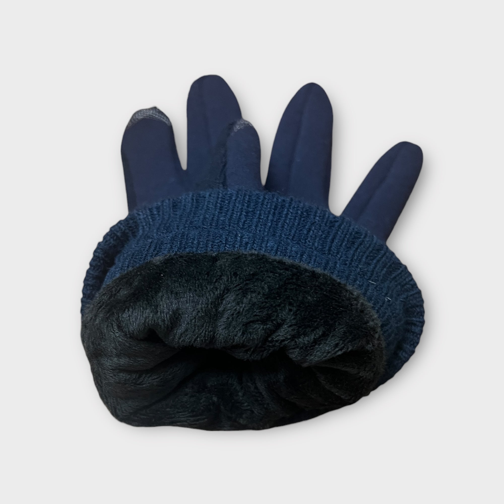 Guanti uomo in tessuto di lana touch