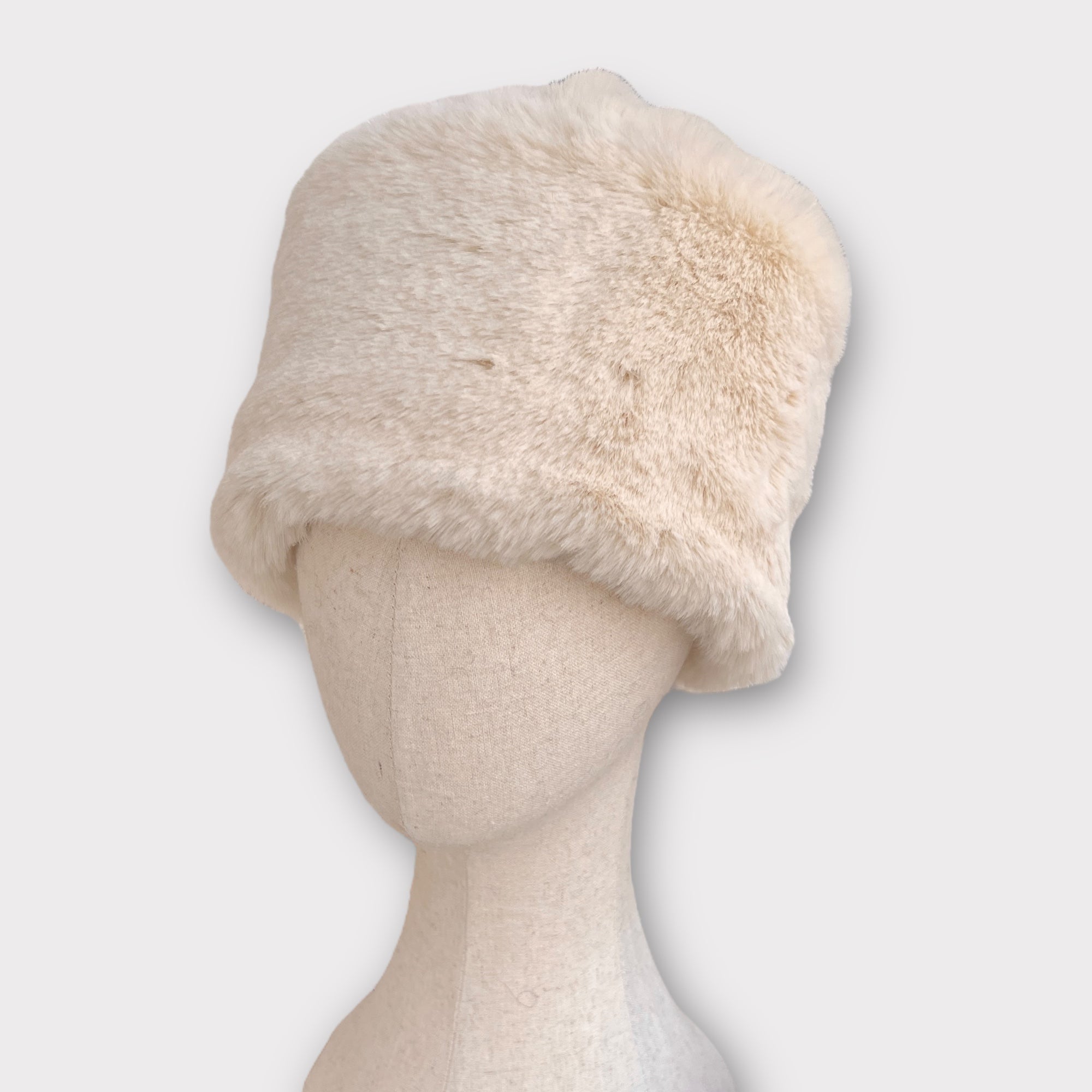 Colbacco Toque Donna Tipo Zarina In Eco Pelliccia Grevi