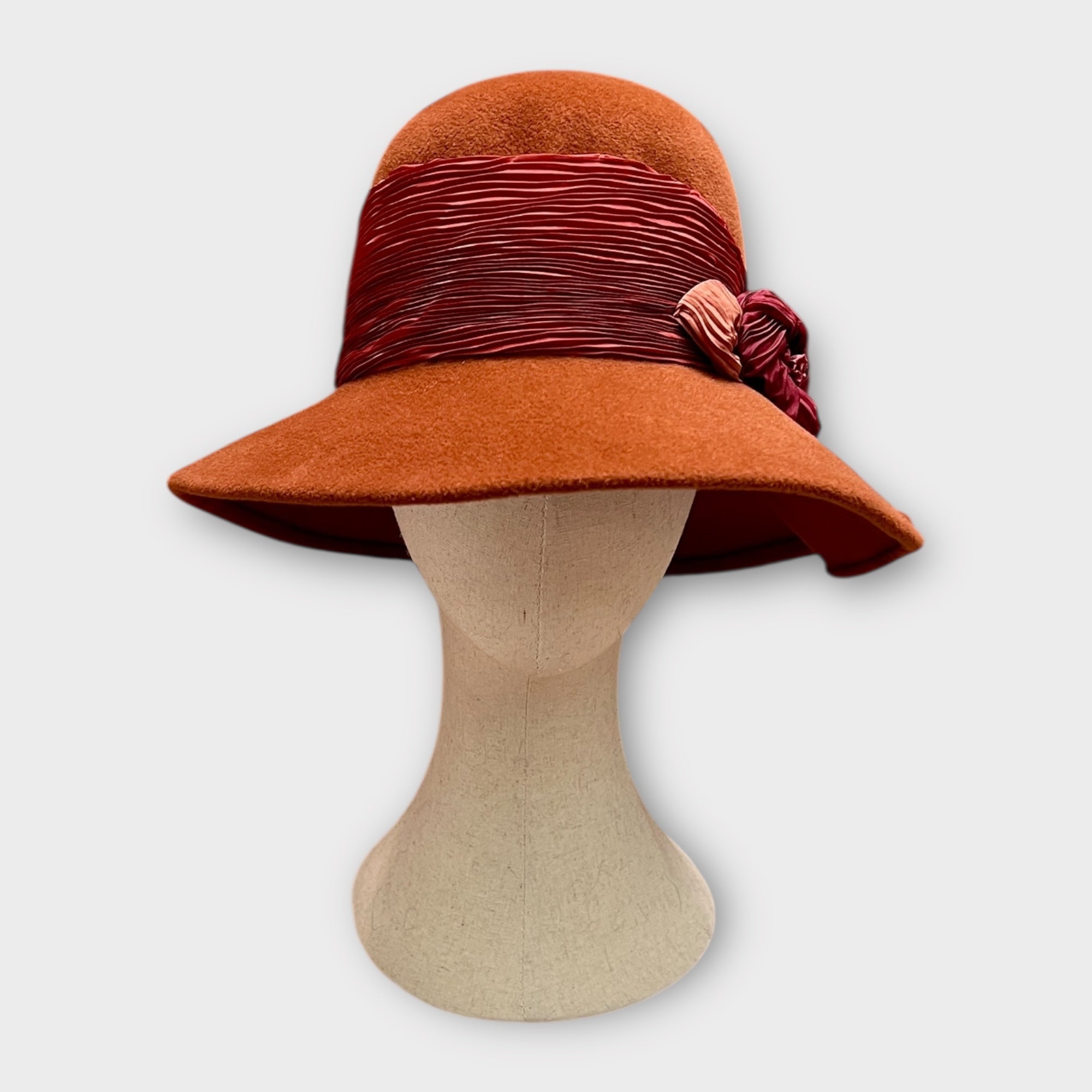 Cappello in Feltro Ala Media Grevi Col.Ruggine