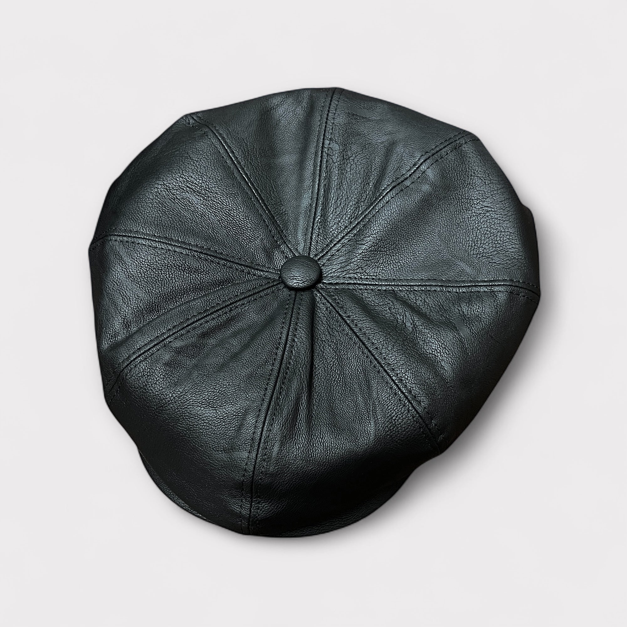 Coppola Irlandese 8 spicchi In Eco Pelle Nera