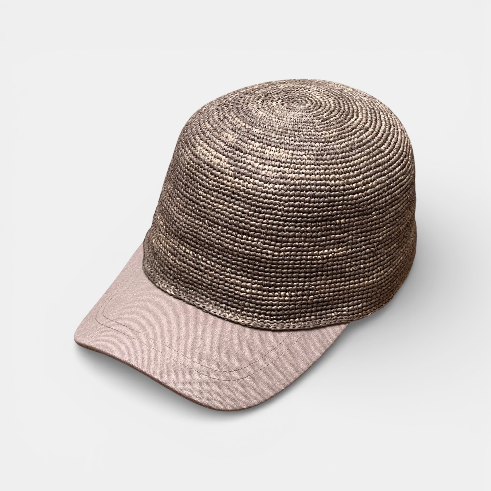 Cappello Baseball Donna Estivo in Paglia Crochet - Cappelleria Bacca