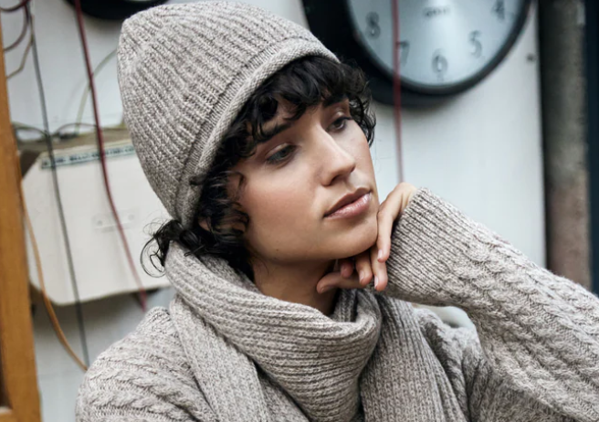 Berretto Ireland's Eye in Pura Lana Soft Merinos