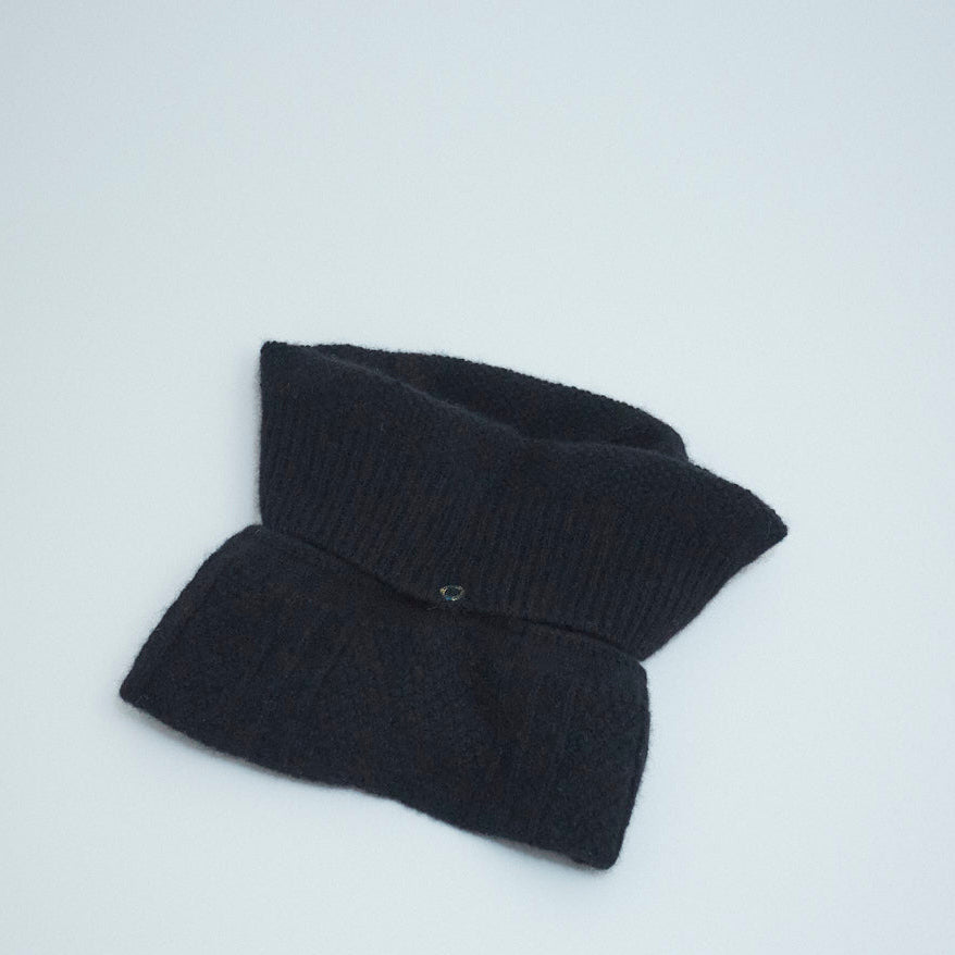 Collo/Beanie Trasformabile In Maglia Di Cashmere
