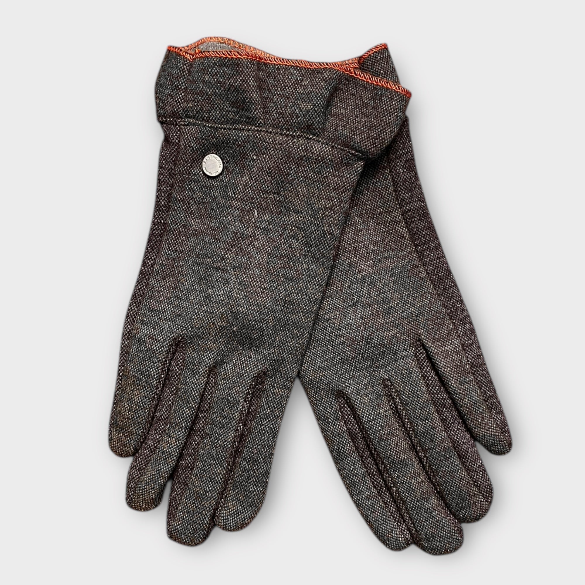 Guanti Dona In Morbido Panno Bicolor Touch Screen