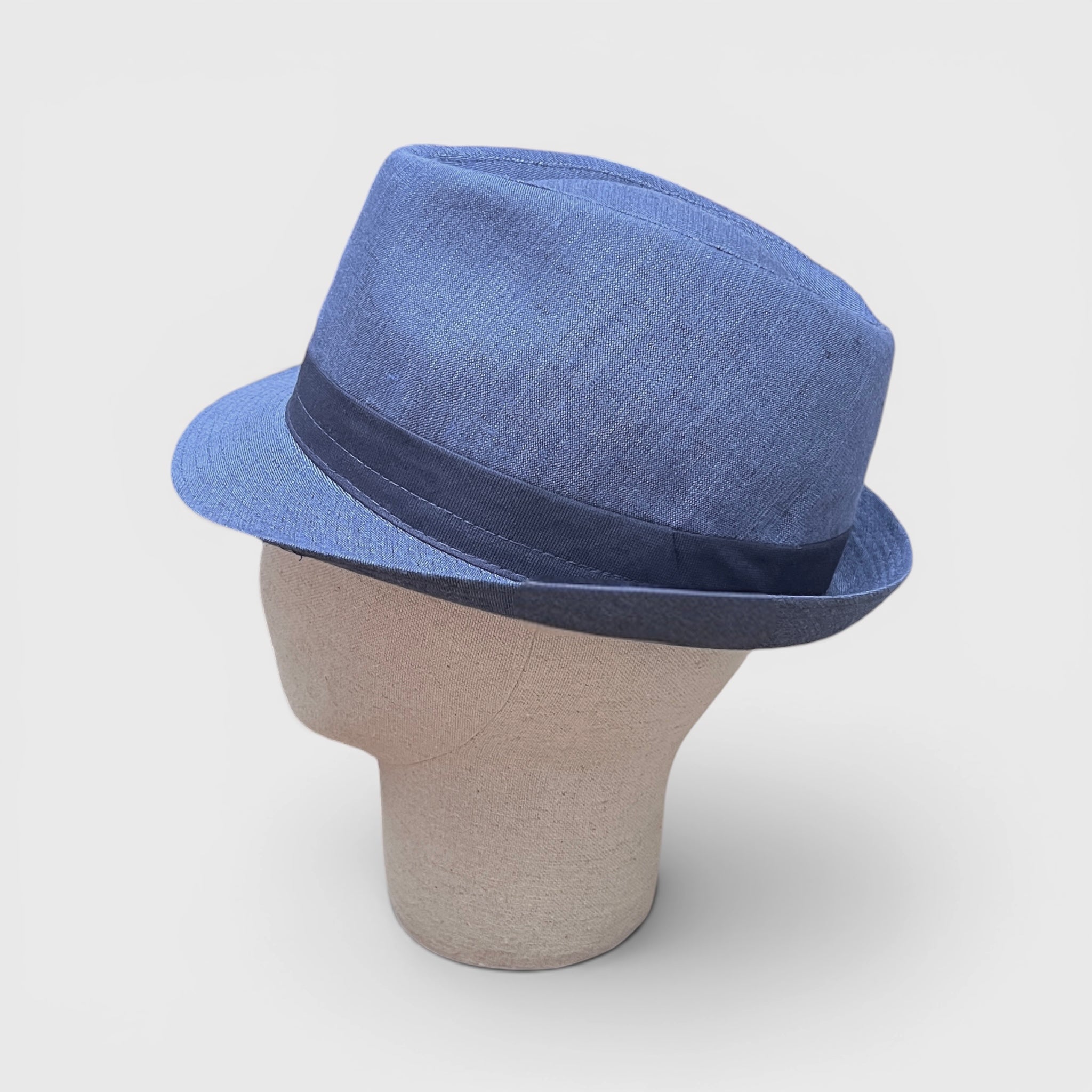 Cappello Trilby Uomo Estivo In Puro Lino - Cappelleria Bacca