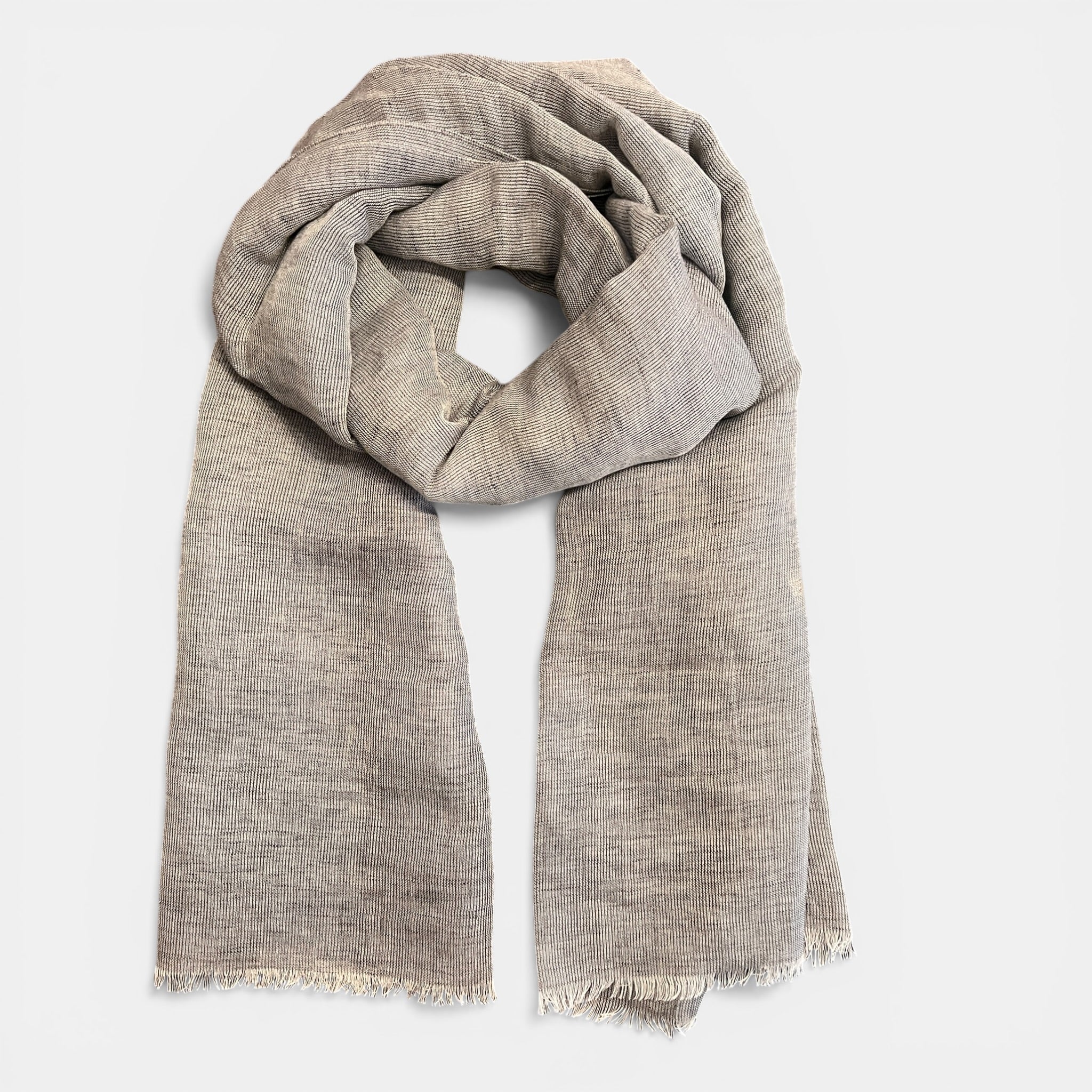 Sciarpa Estiva In Puro Lino Unisex 56x180 cm