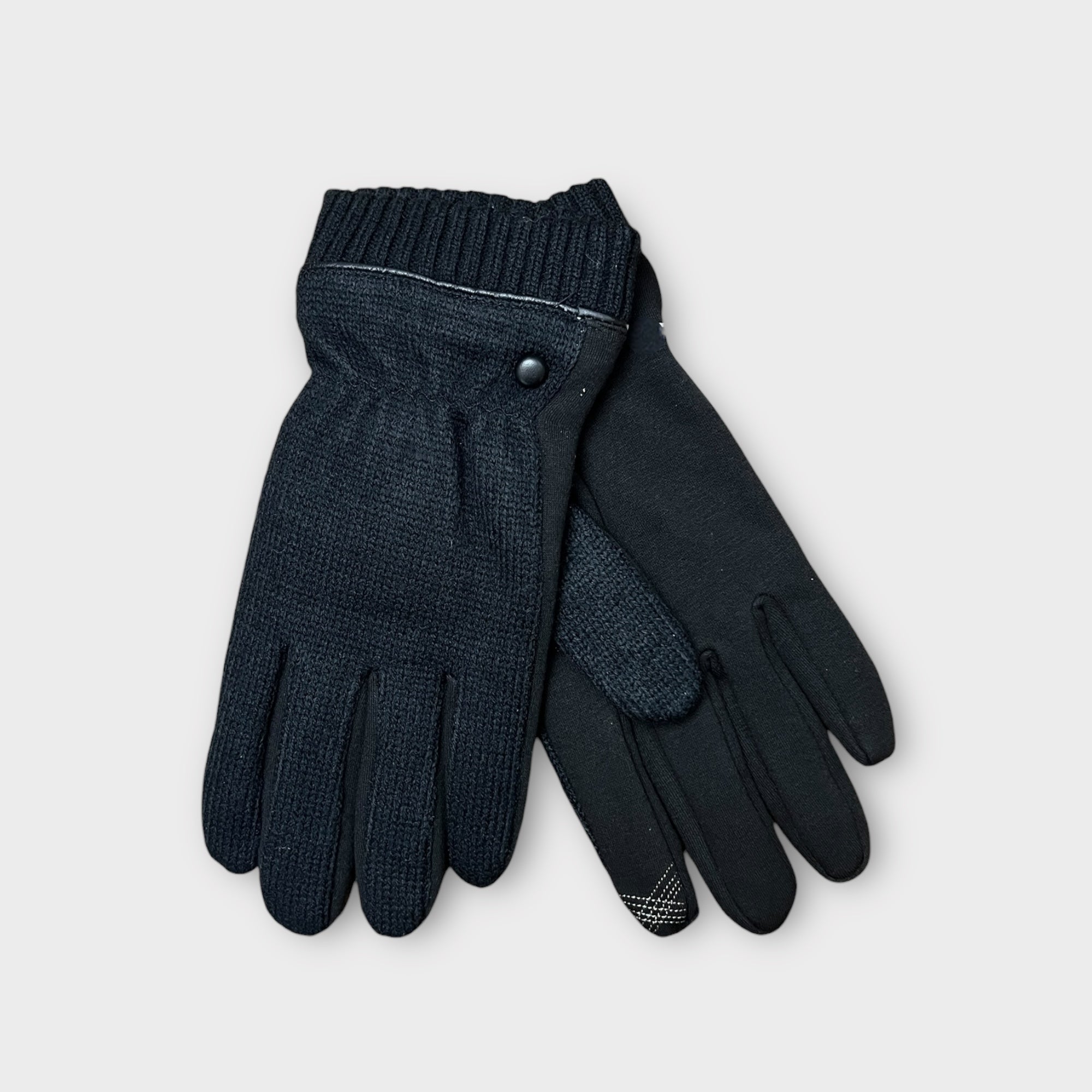 Guanti uomo in tessuto di lana touch