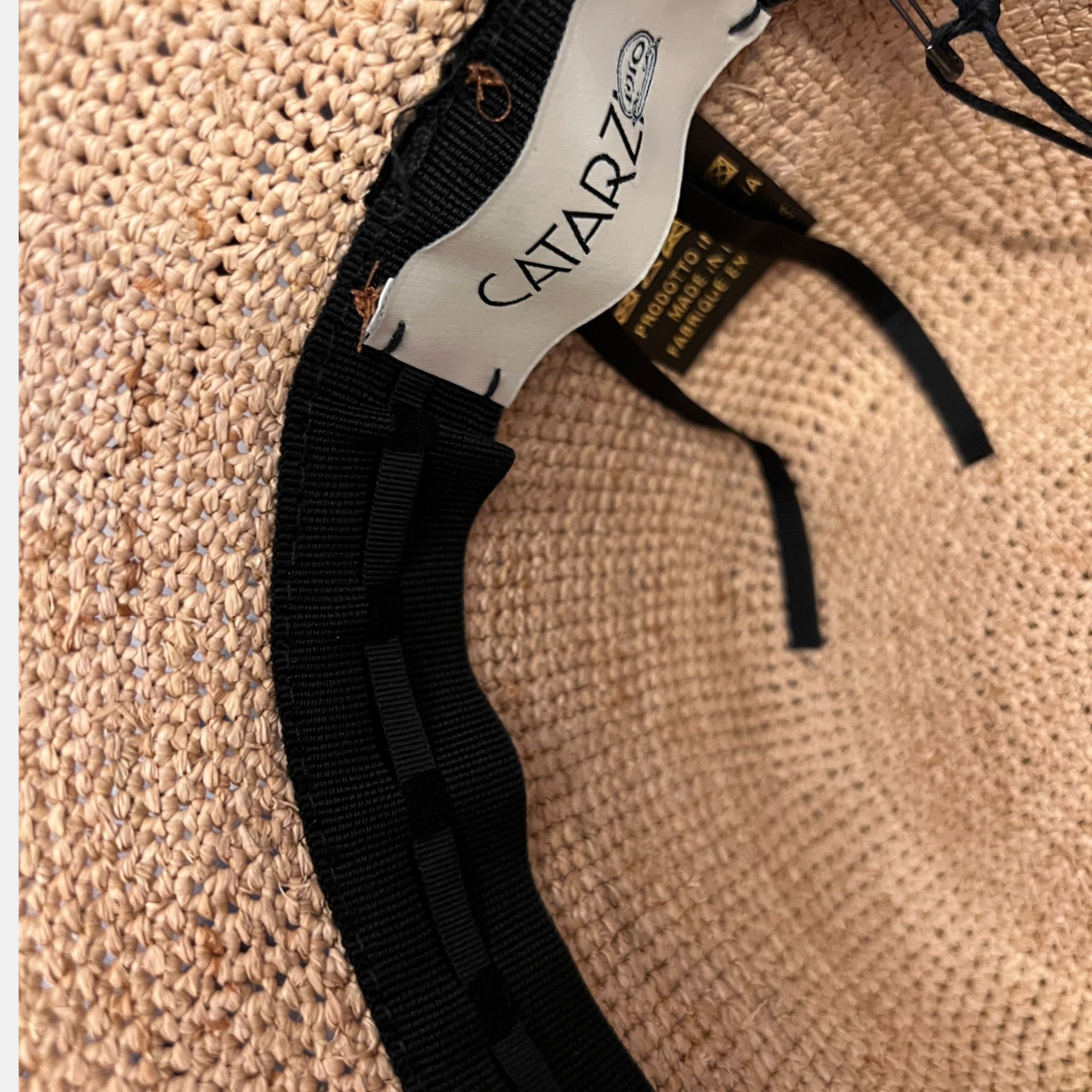 Cappello Cloche Da Donna in Paglia Crochet Pieghevole E Modellabile - Cappelleria Bacca