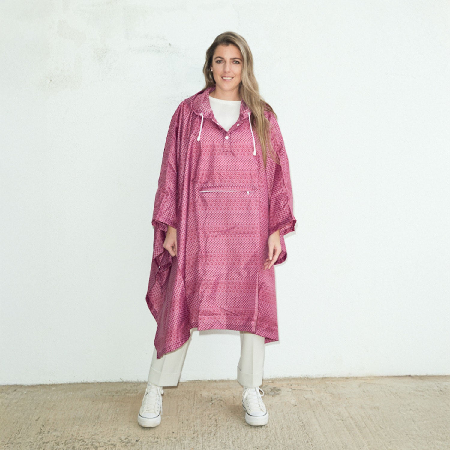 Poncho Impermeabile con Cappuccio fantasia - Cappelleria Bacca