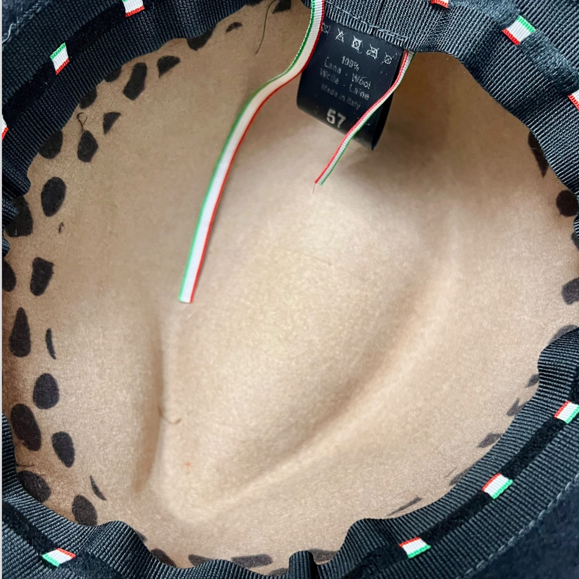 Cappello In feltro Donna asimmetrico bicolor