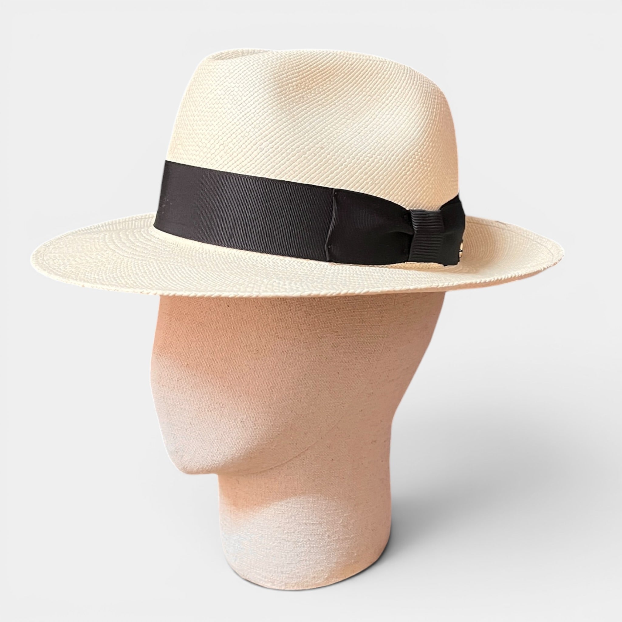 Cappello Panama Originale Ecuadoriano Fedora qualità fine