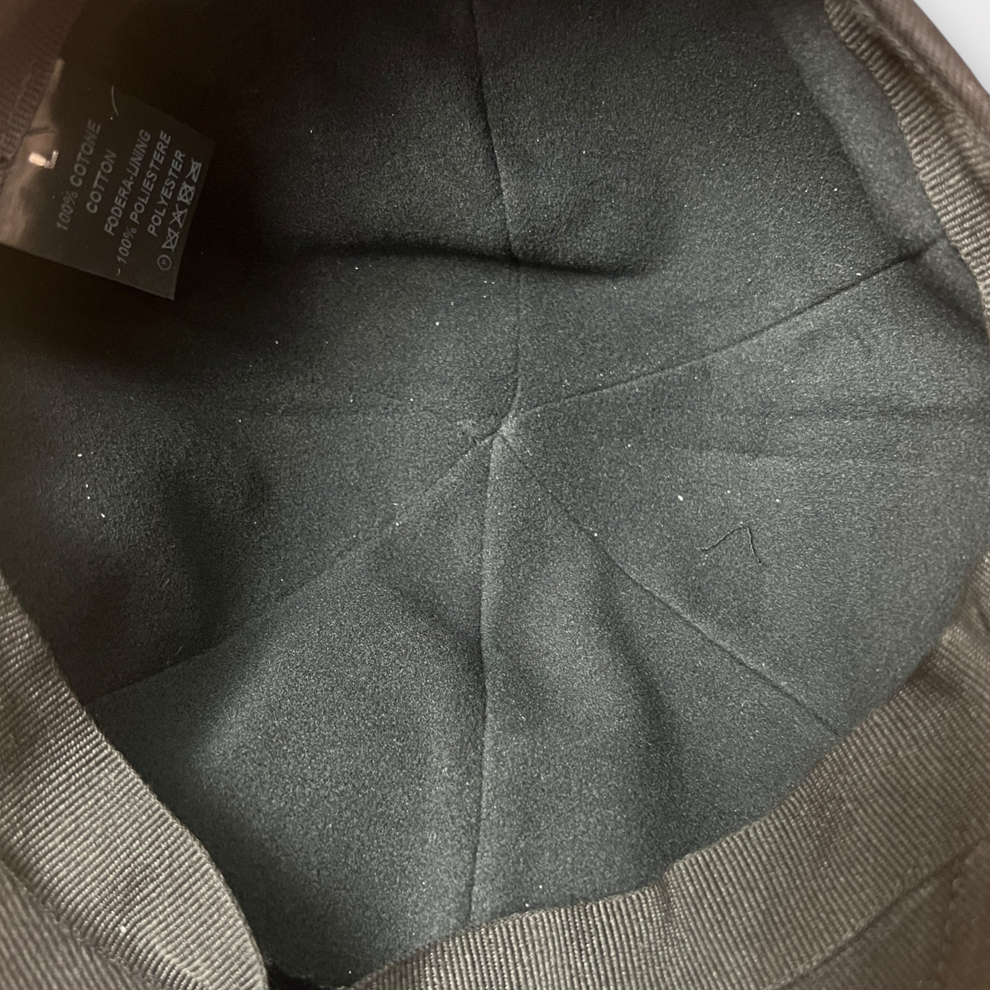 Berretto Donna In Lana Con Visiera In Tessuto Bouclé multicolor