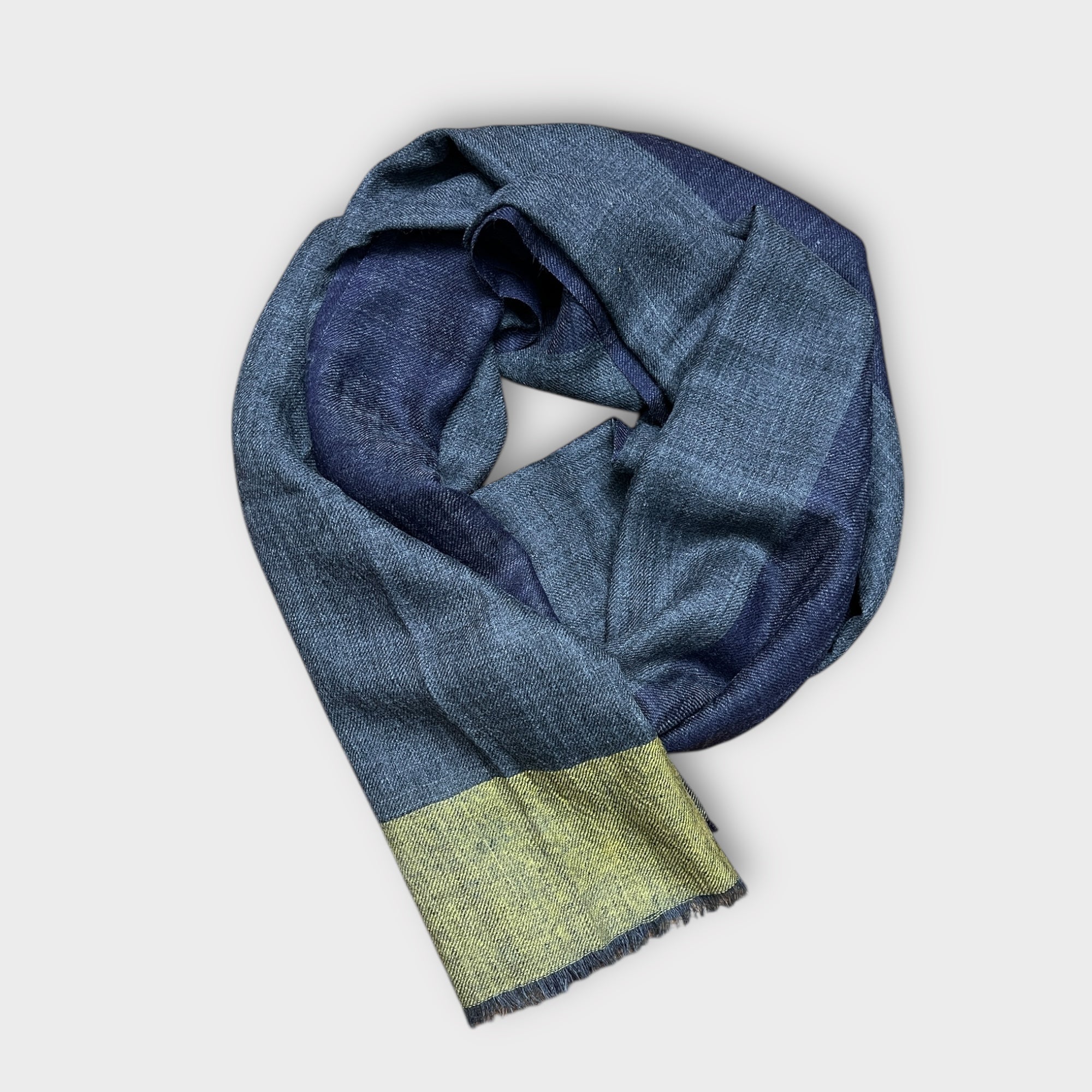 Sciarpa Unisex In Tessuto Di Pura Lana 70 cm x 200 cm Color Block