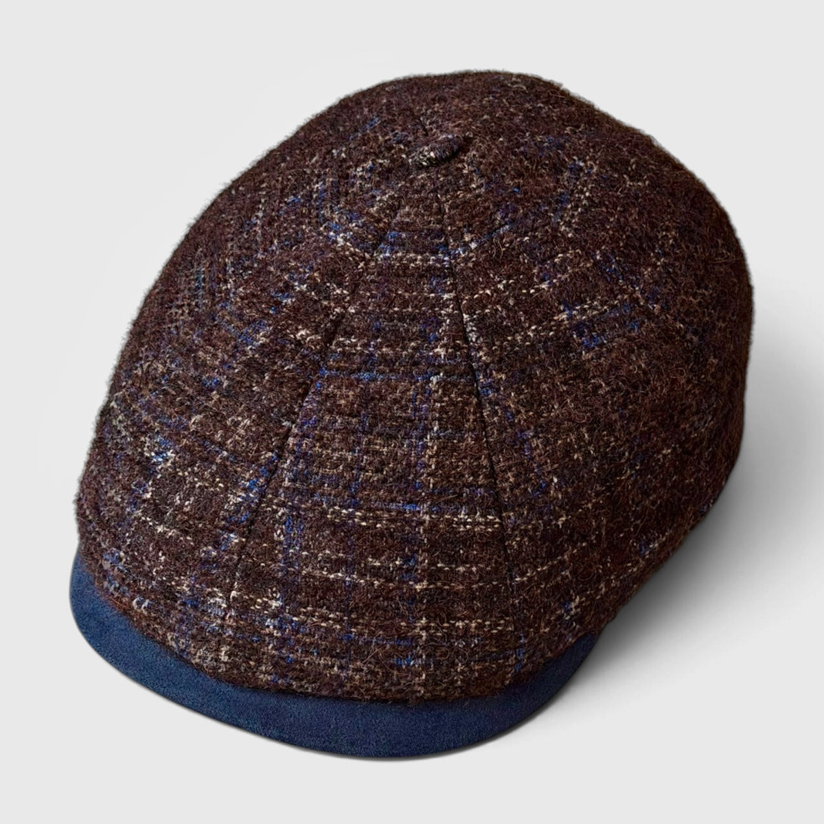Coppola in Lana Bouclé Color Moro E Blu
