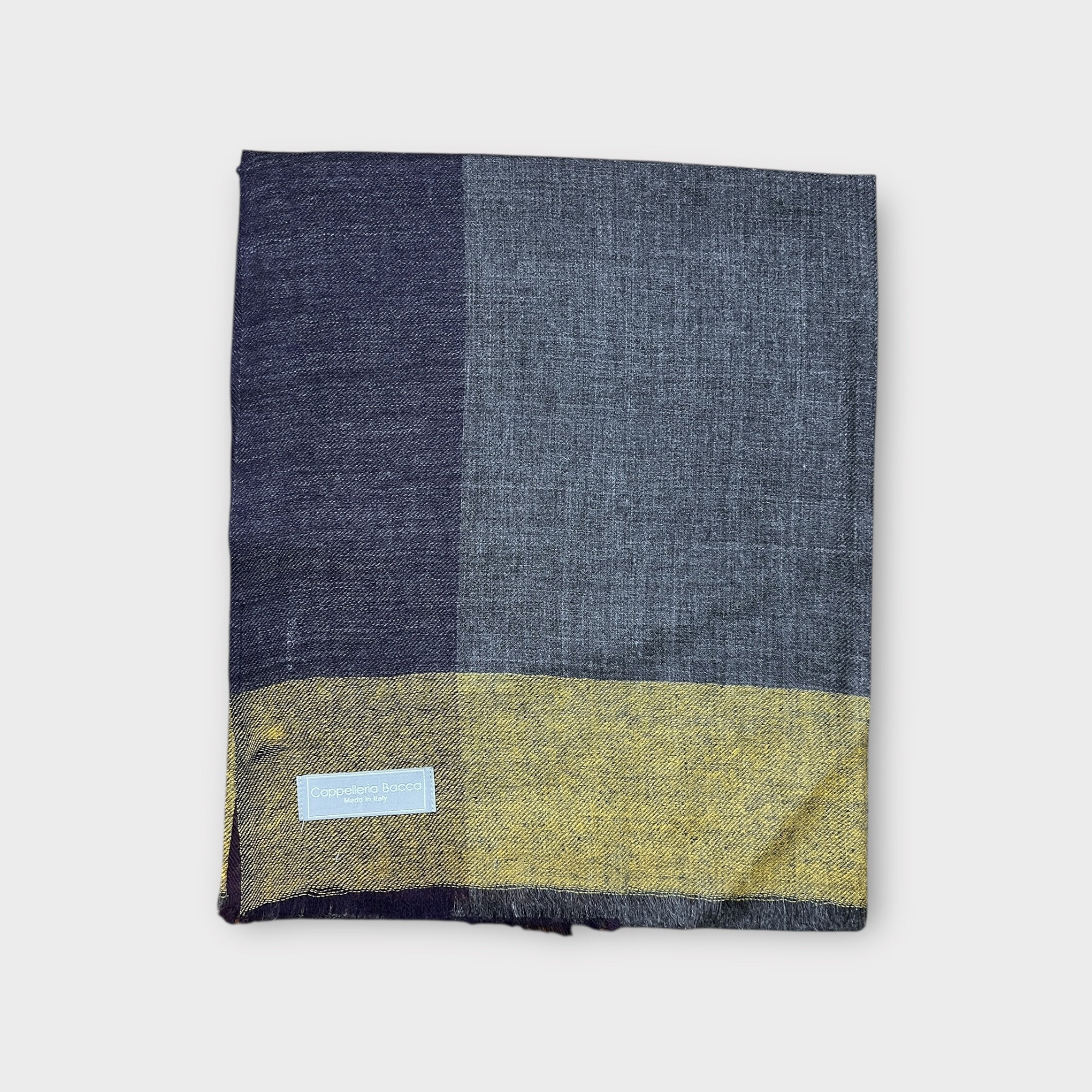 Sciarpa Unisex In Tessuto Di Pura Lana 70 cm x 200 cm Color Block