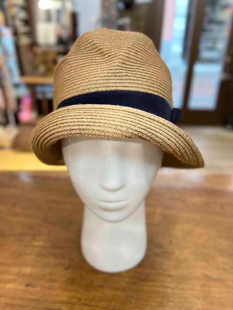 Cappello Unisex Ala Piccola Mature Ha In Paglia Pieghevole - Cappelleria Bacca