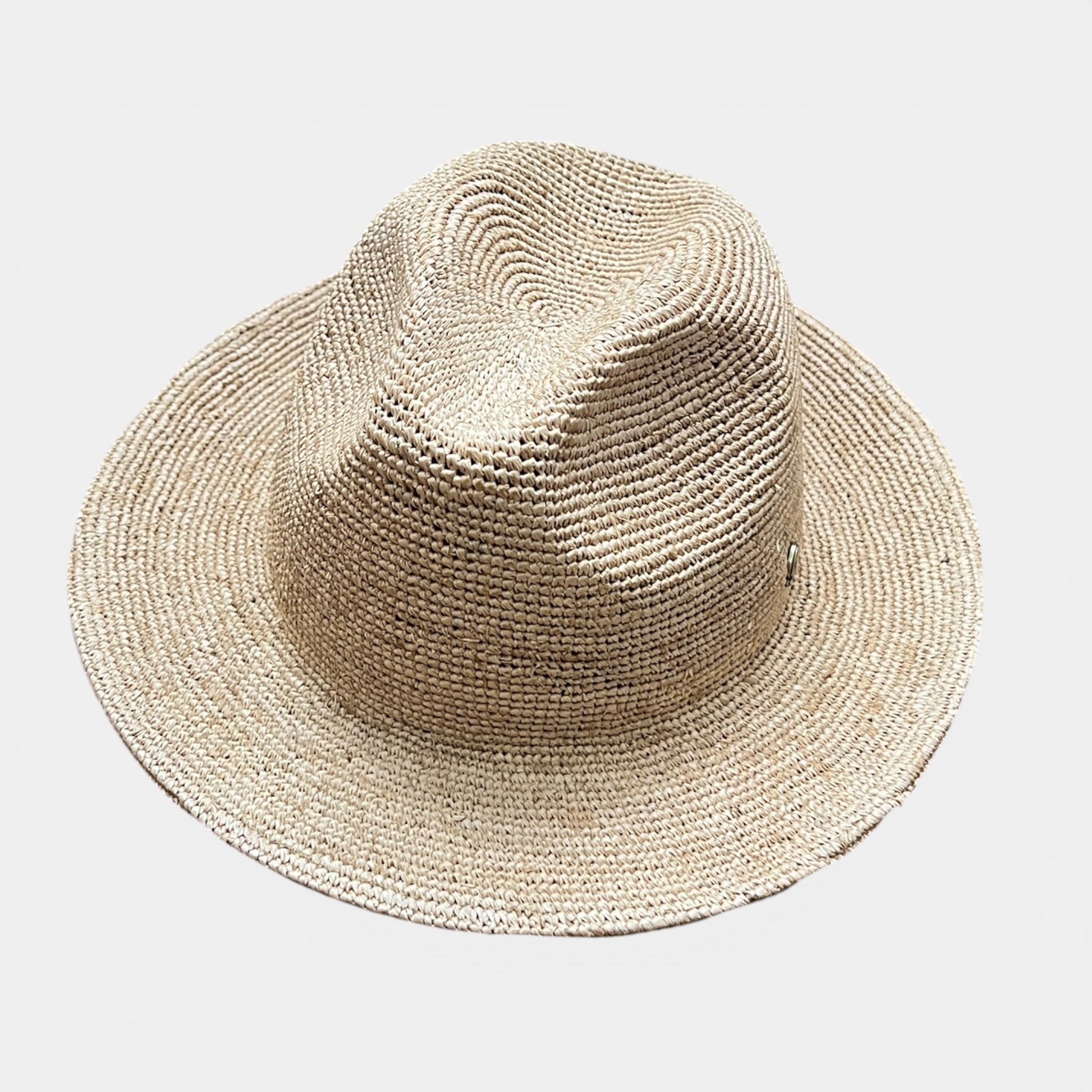 Cappello Fedora Estivo Unisex In Paglia Crochet Pieghevole - Cappelleria Bacca