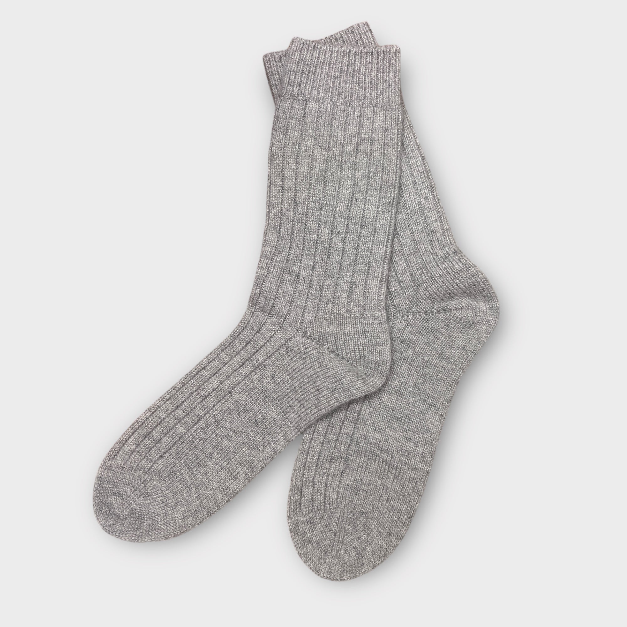 Calzini Unisex In Puro Cashmere Mezza Gamba Mid Calf