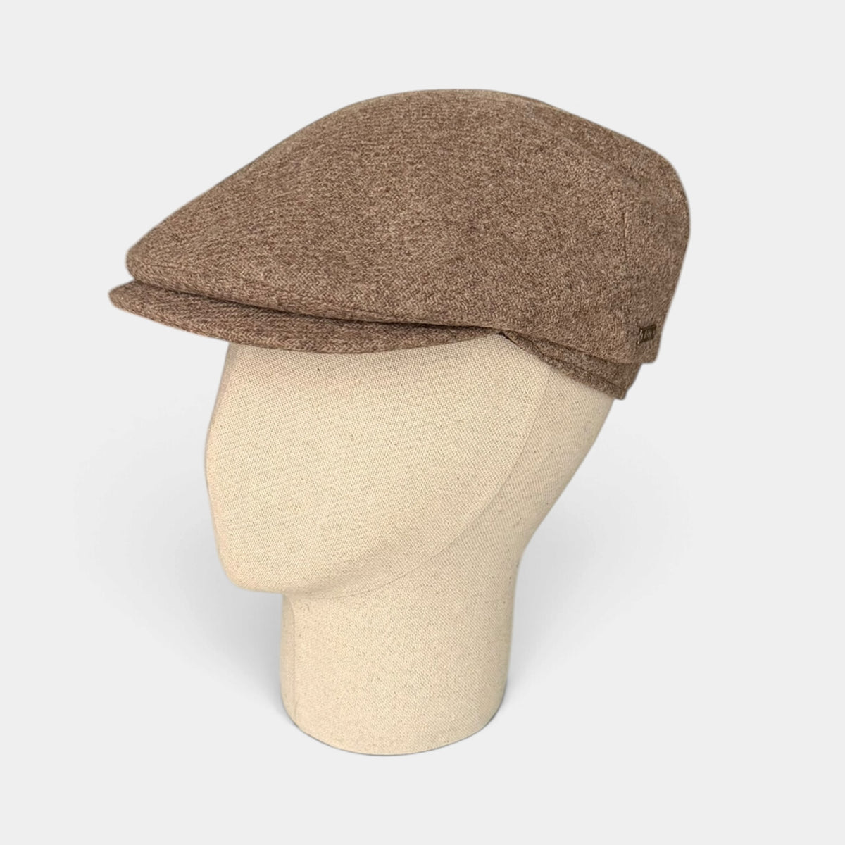 Coppola Invernale In Pura Lana Marrone Sabbia - Made In Italy