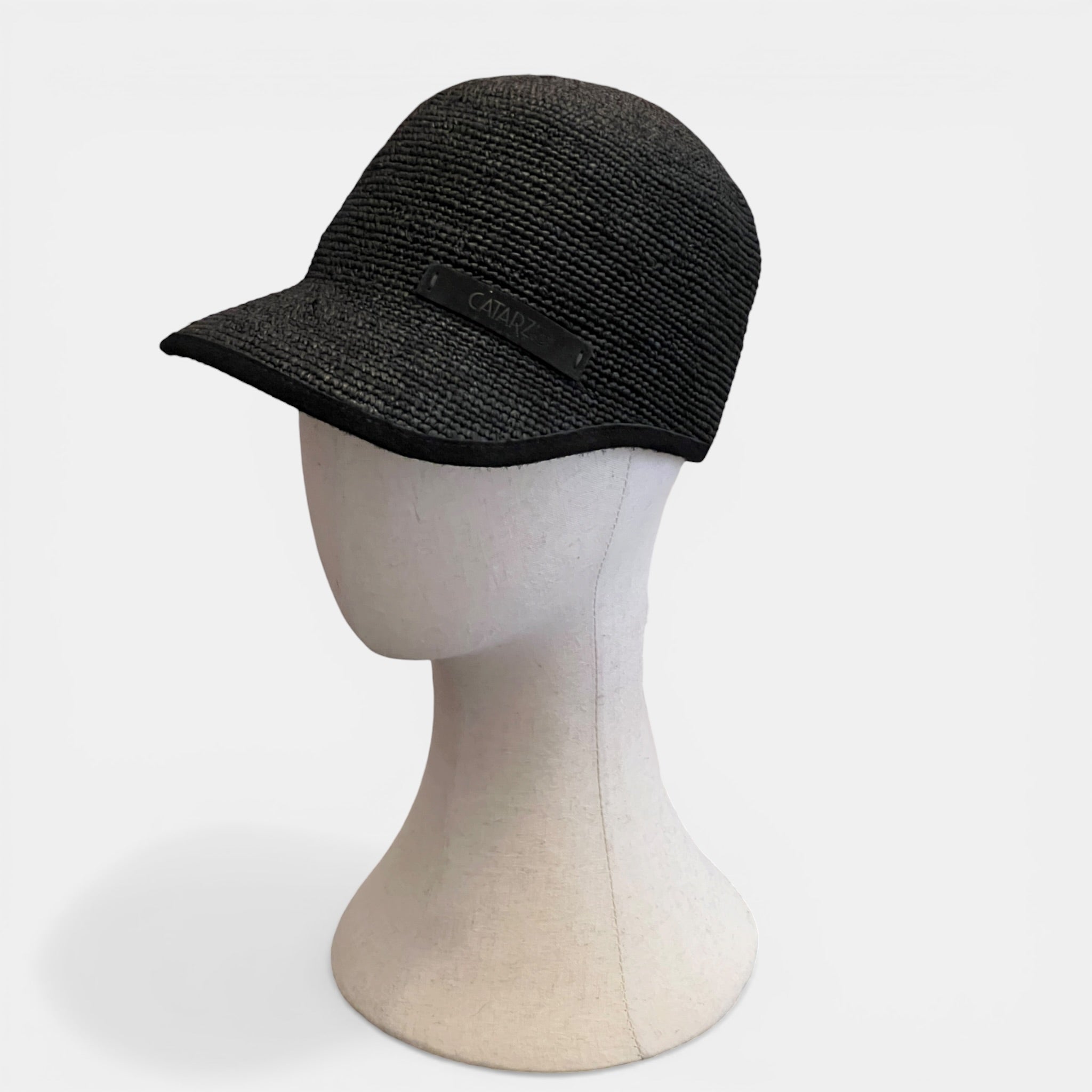 Cappello Baseball in Paglia Intrecciata Pieghevole