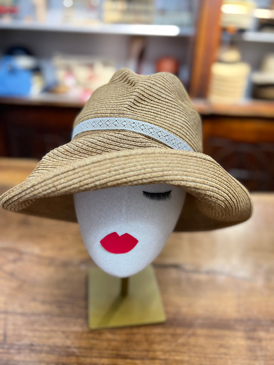 Cappello Donna In Paglia Pieghevole - Boxed Hat- Mature Ha