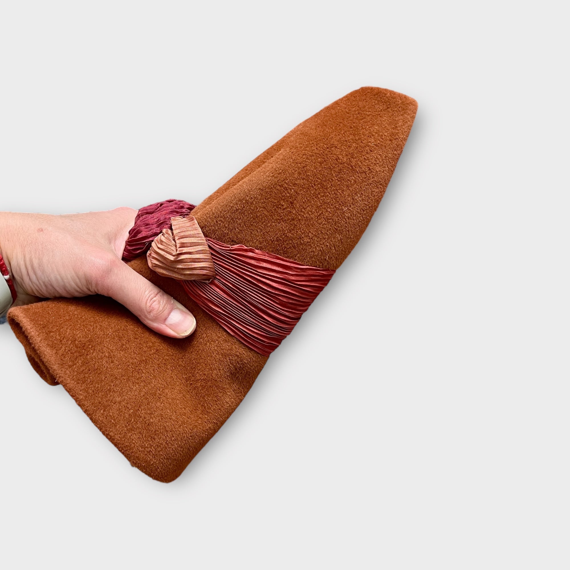 Cappello in Feltro Ala Media Grevi Col.Ruggine