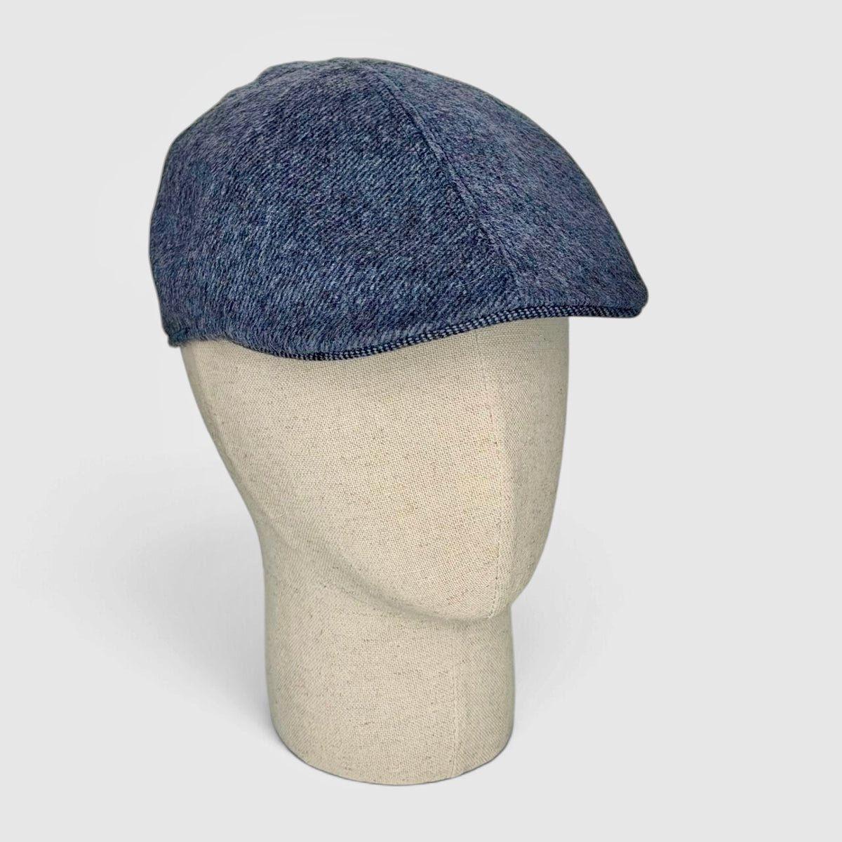 Coppola Invernale Becco Mod. Texas Stetson In Tessuto Di Lana Col. Azzurro