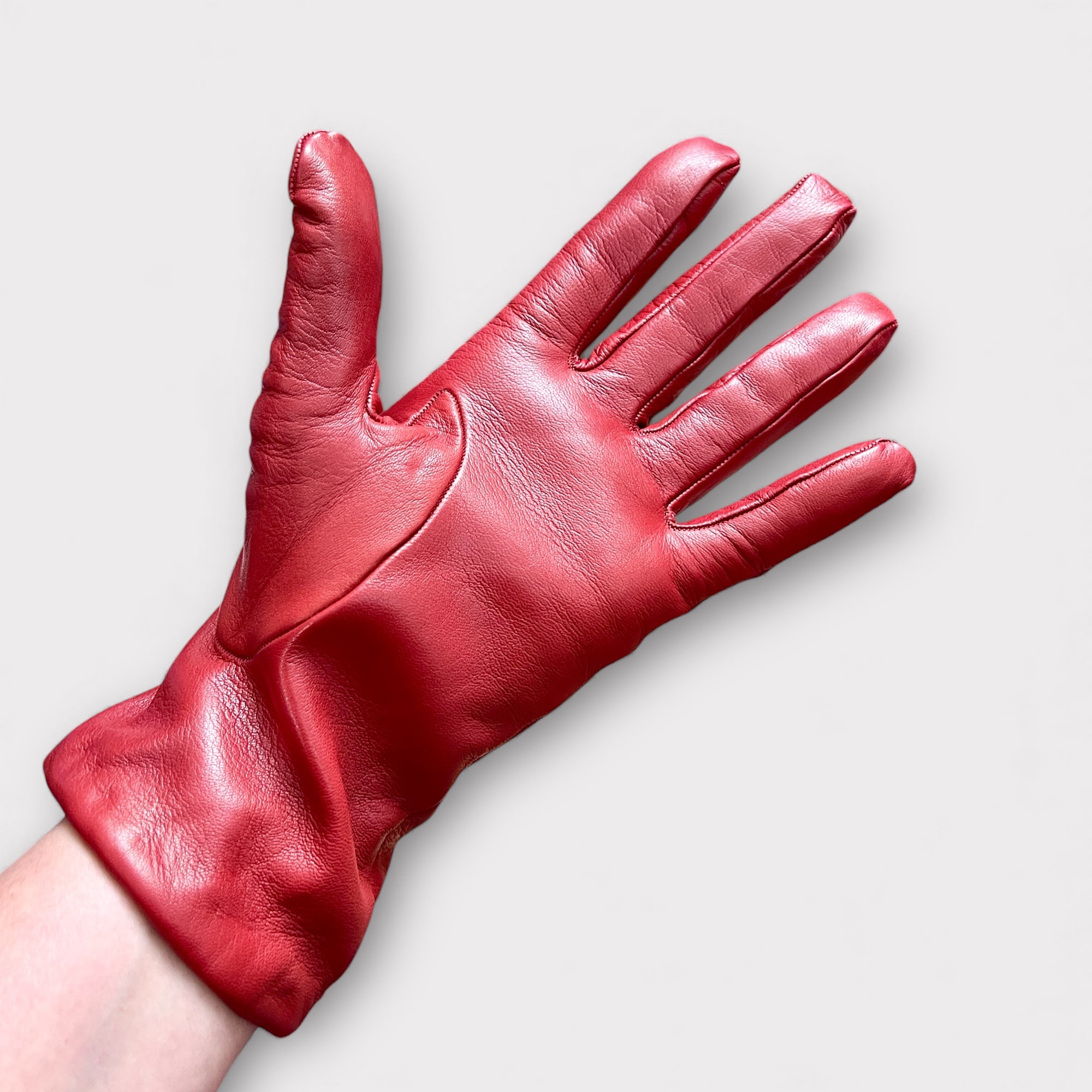 Guanti Donna In Pelle Fodera Cashmere