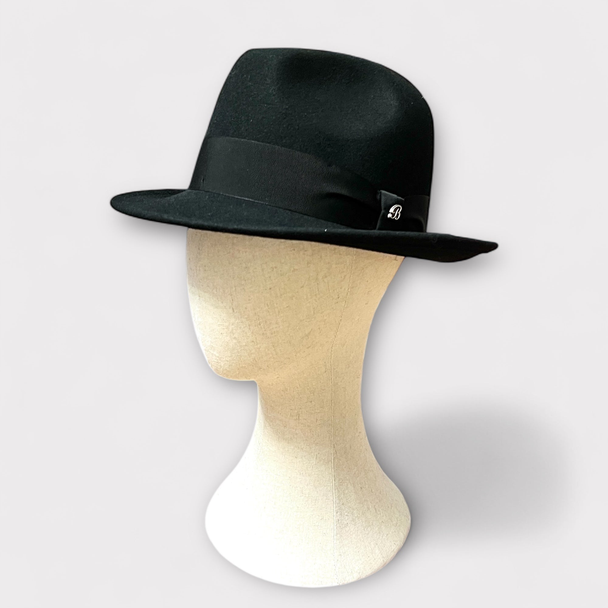Cappello Fedora Unisex In Feltro Di Lana Extrafine