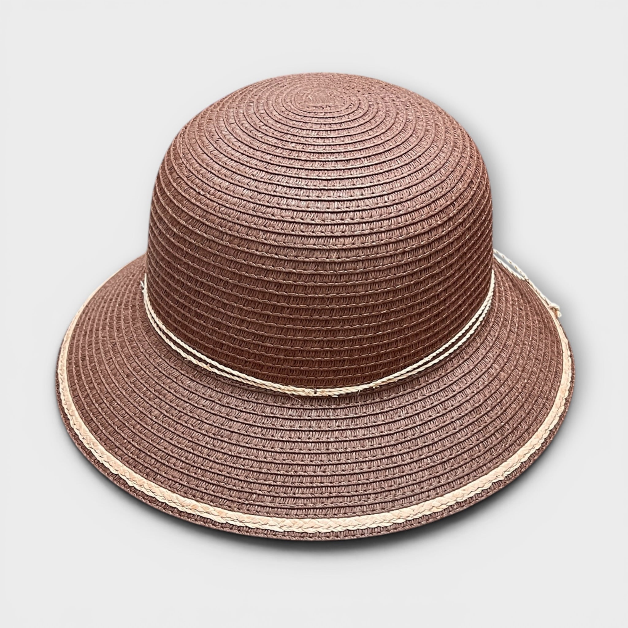 Cappello Cloche Da Donna Estivo in Paglia Naturale Papier - Cappelleria Bacca