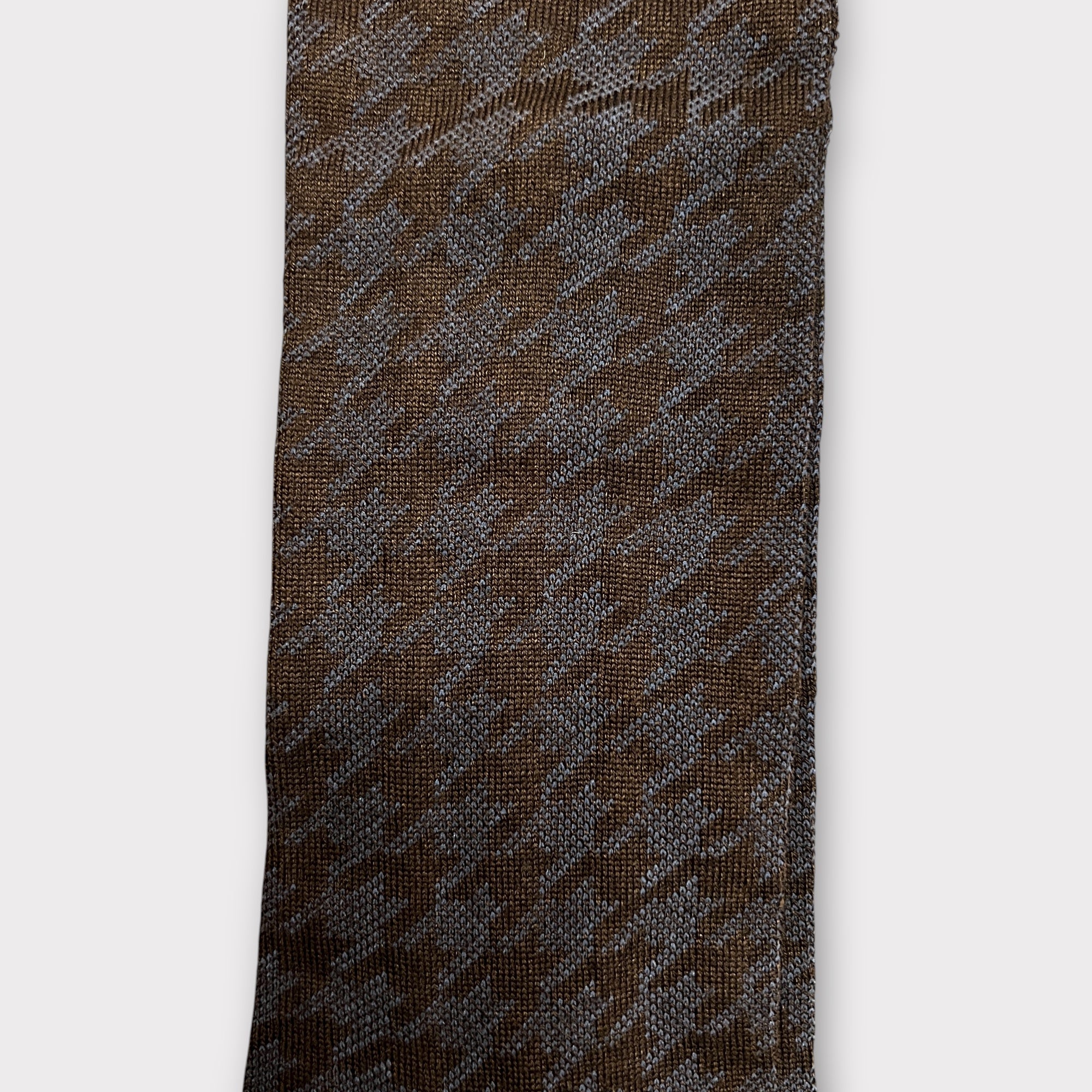 Calzini Uomo Lungo In Modal e Cashmere Pied De Poule