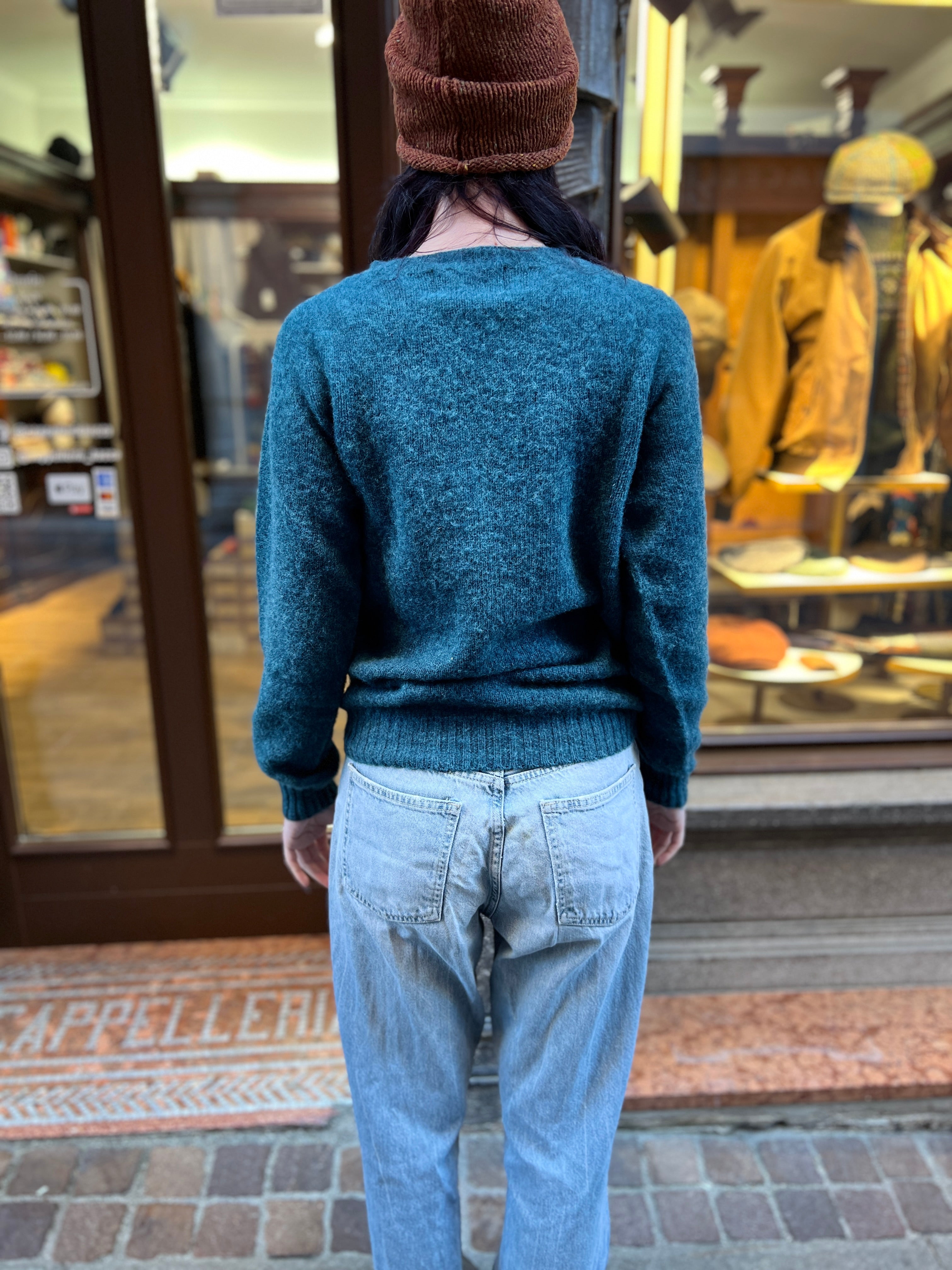 Maglione Unisex In Pura Lana Shaggy Harley Of Scotland